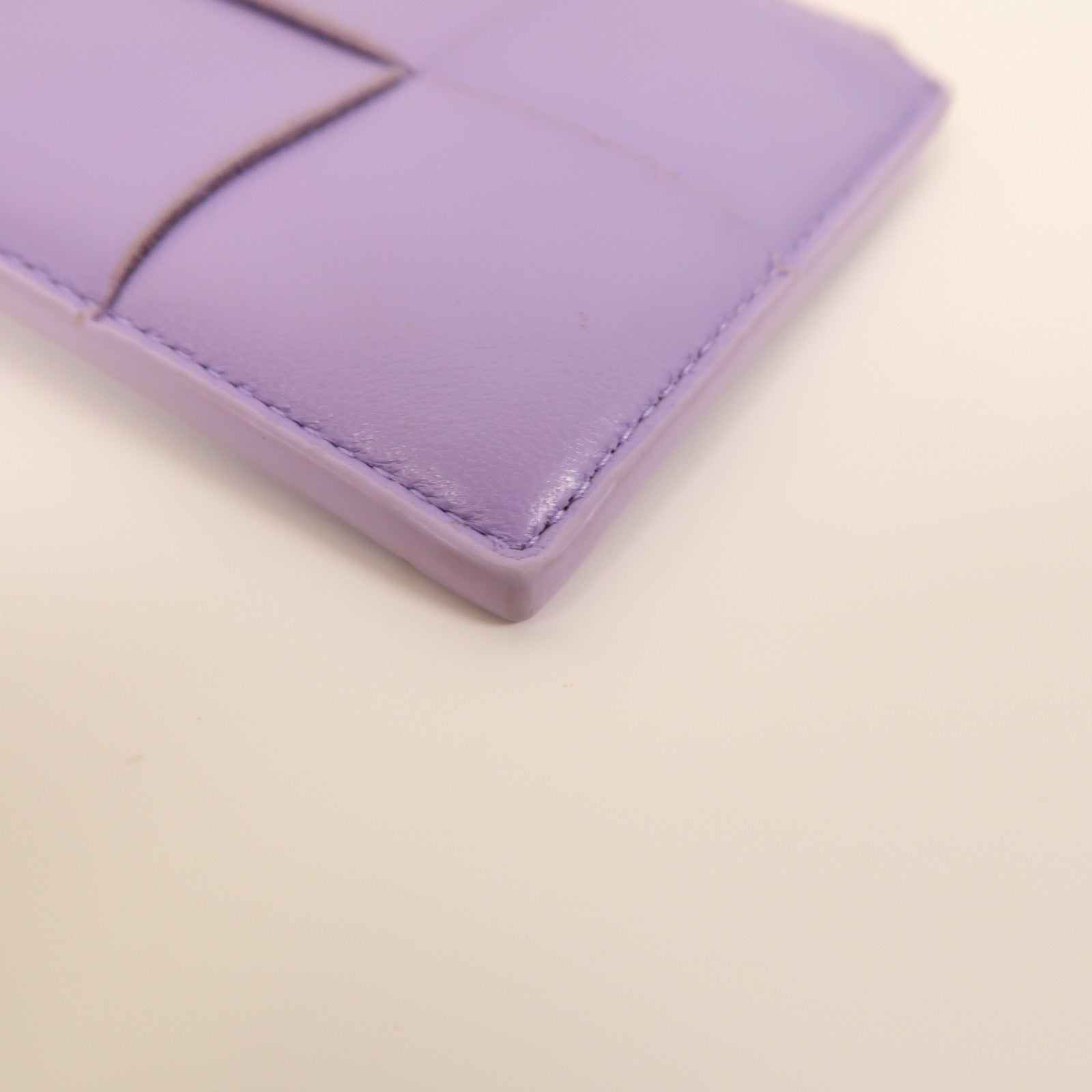 BOTTEGA VENETA 羊皮皮革Coin Purse金扣零錢包紫色