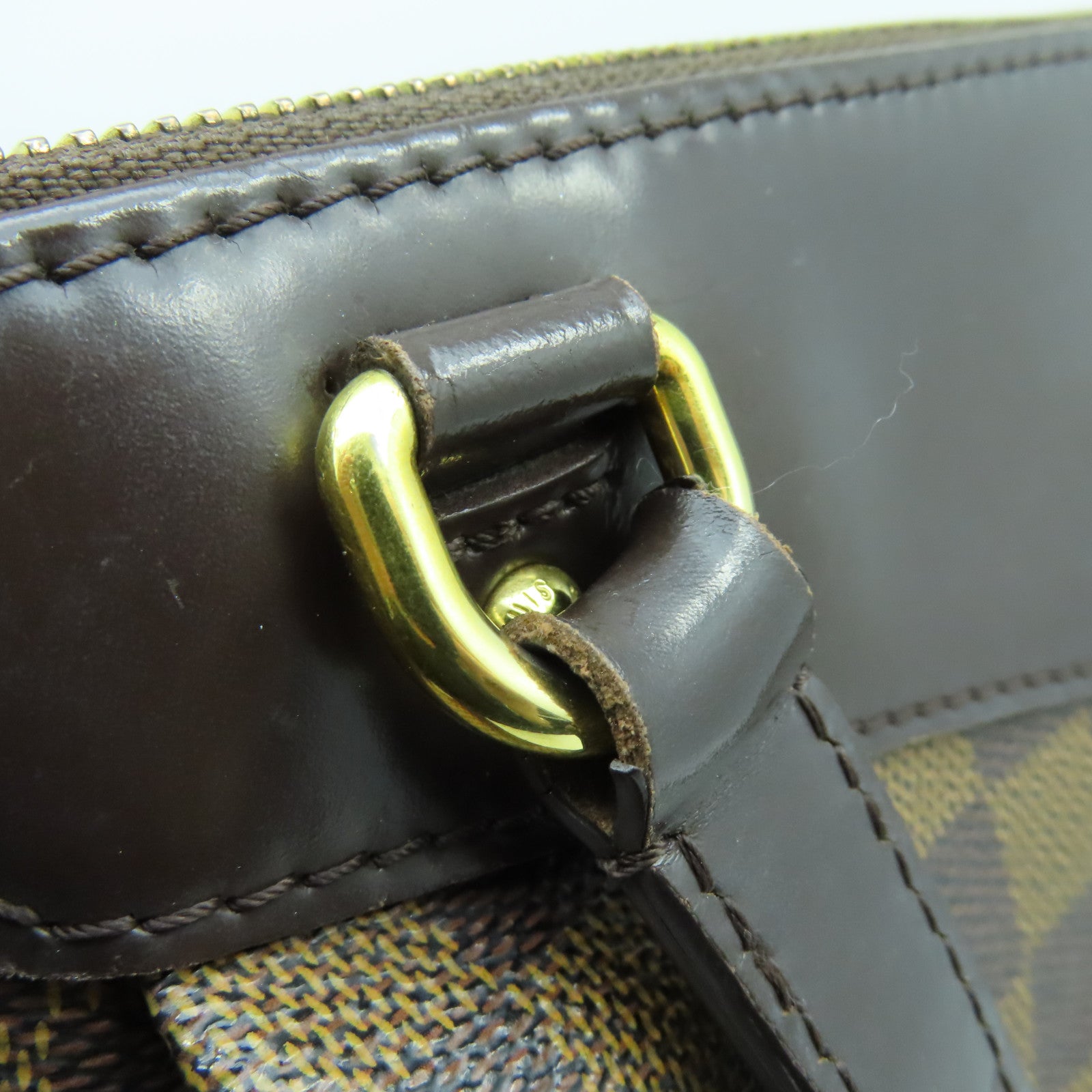 LOUIS VUITTON 【清倉大減價】Damier Ebene Westminster GM金扣肩背袋啡色