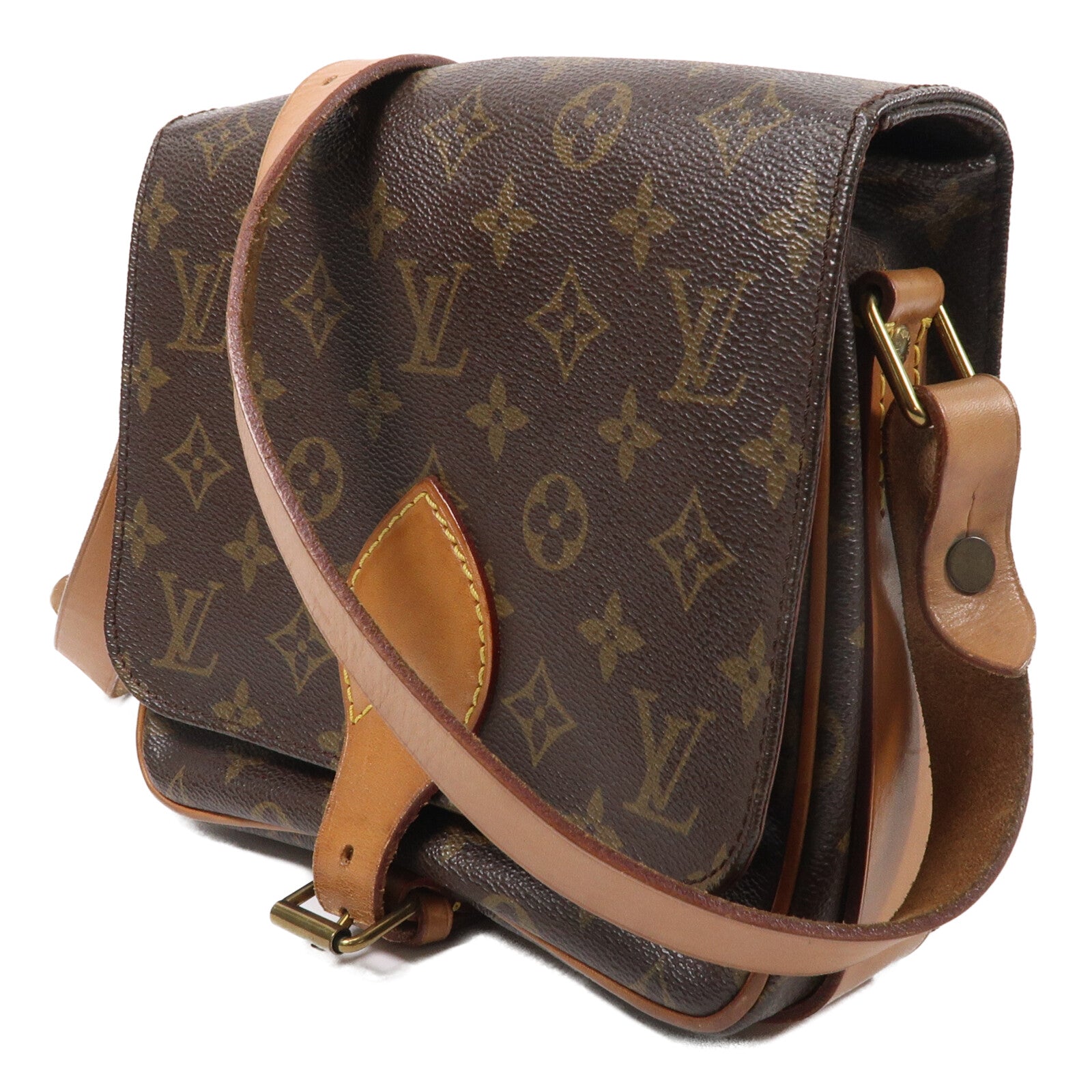 LOUIS VUITTON Monogram Cartouchiere MM肩背袋