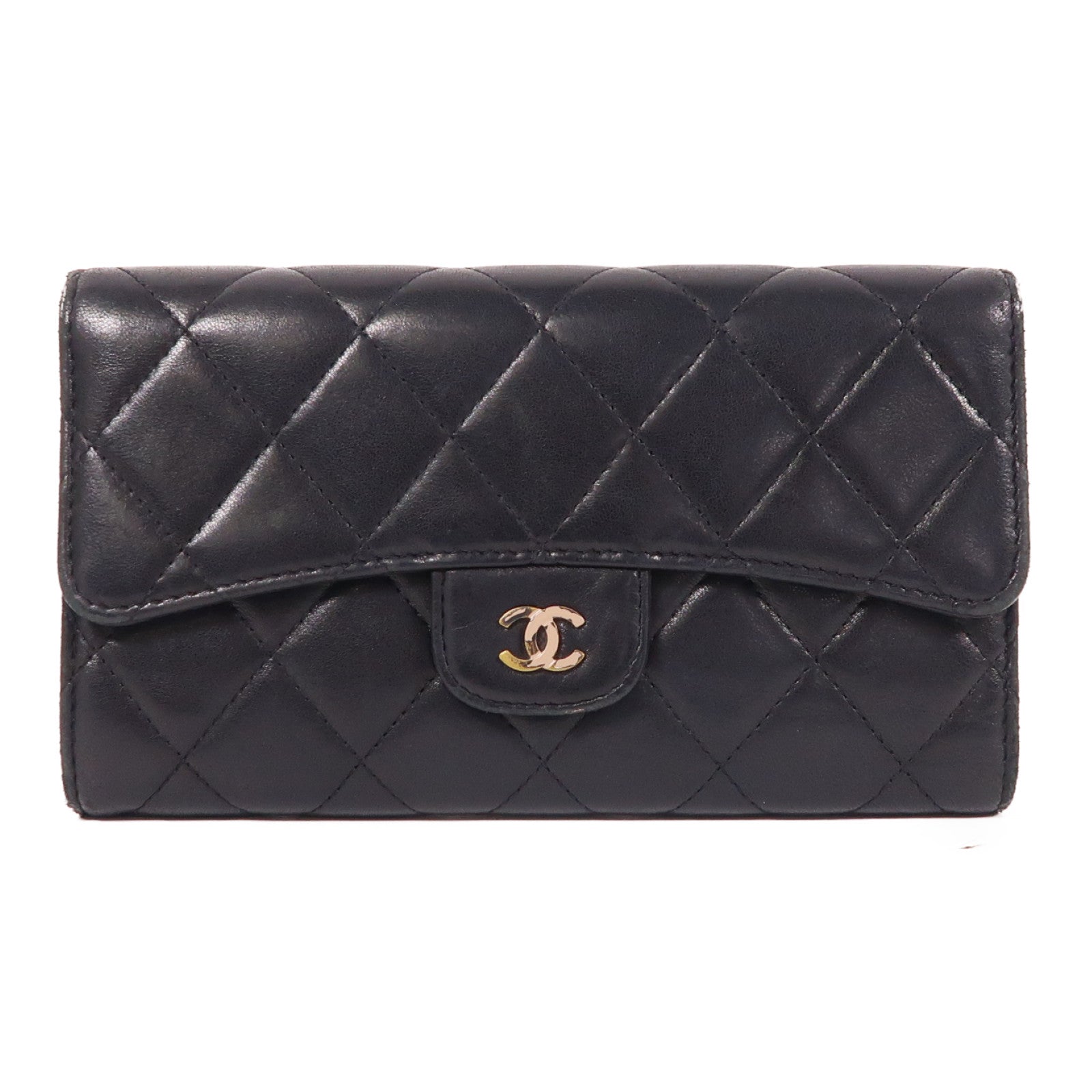 CHANEL 羊皮皮革Long Wallet長錢包