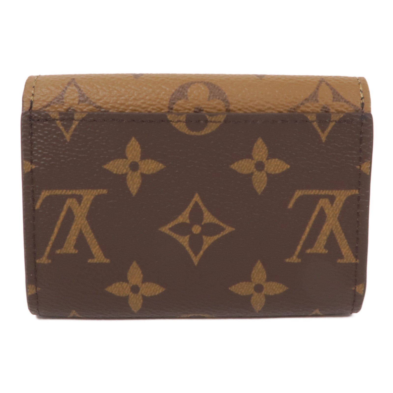 LOUIS VUITTON Monogram Reverse Rosalie Coin Purse金扣零錢包
