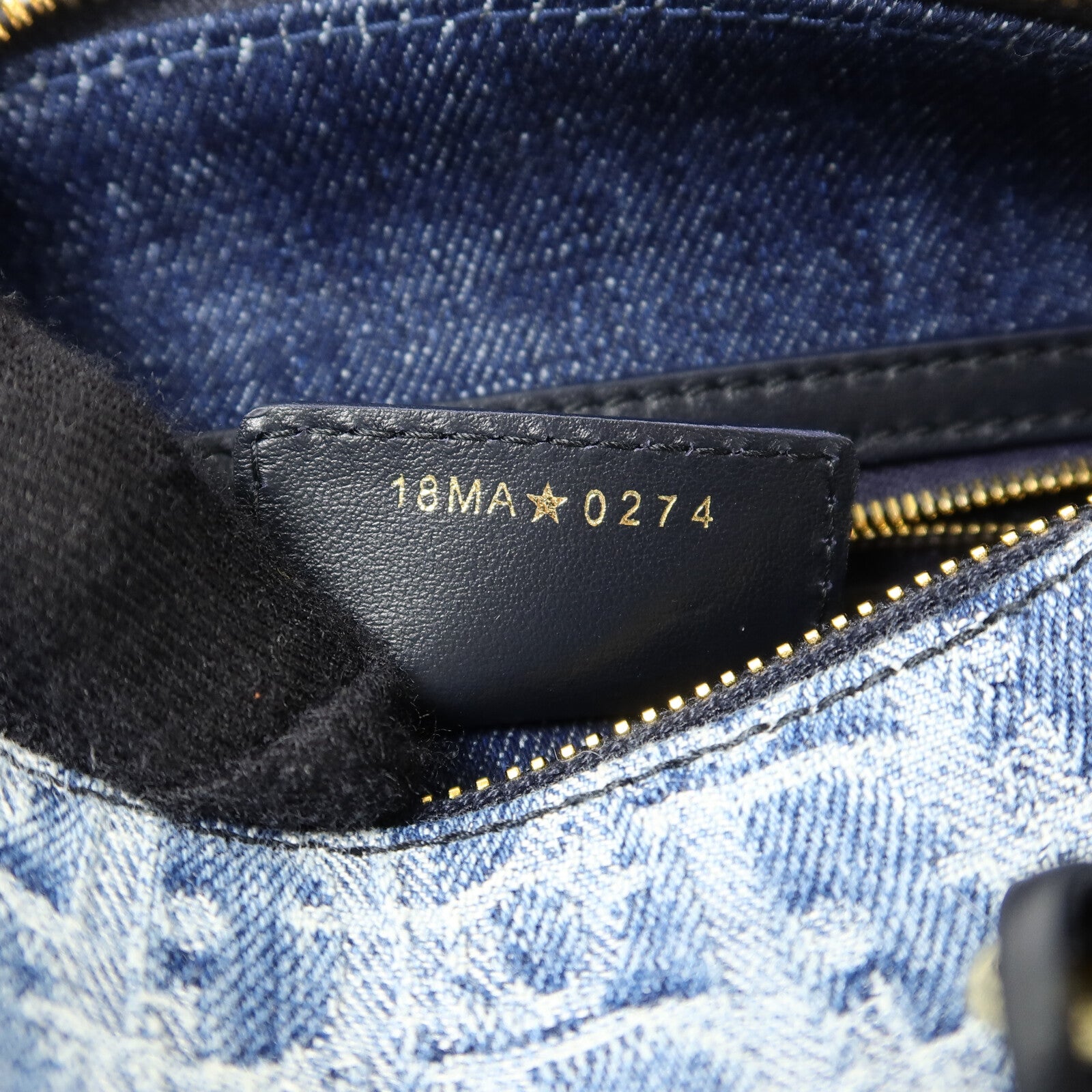 Dior 牛仔布Boston Bag手挽肩背兩用袋