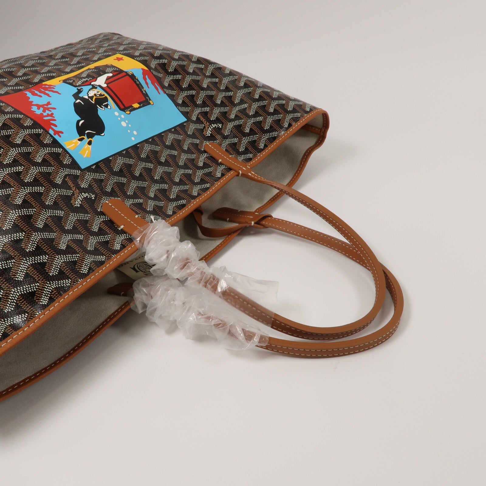 GOYARD 塗層帆布Saint Louis PM手挽袋