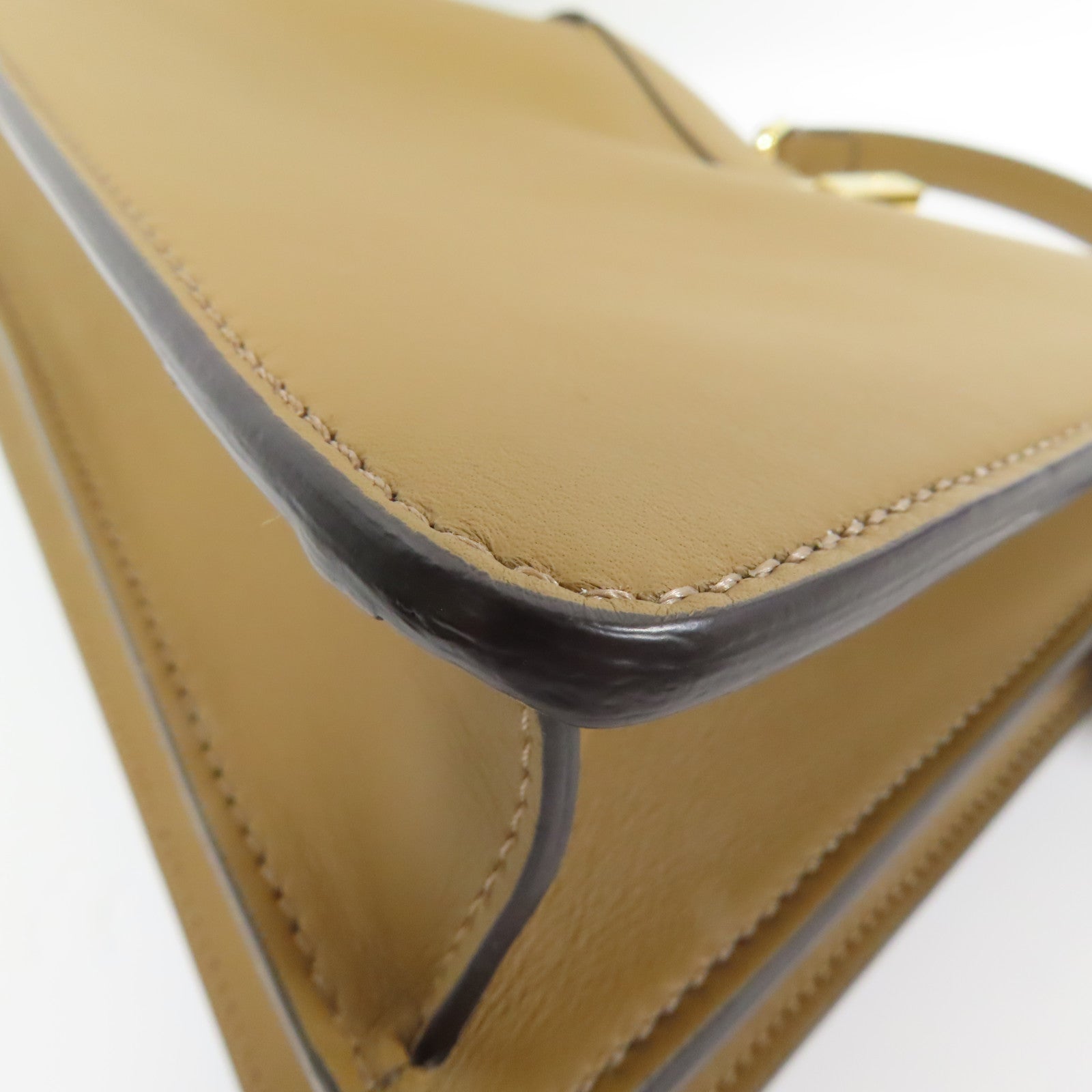 FENDI 牛皮皮革Peekaboo金扣手挽肩背兩用袋