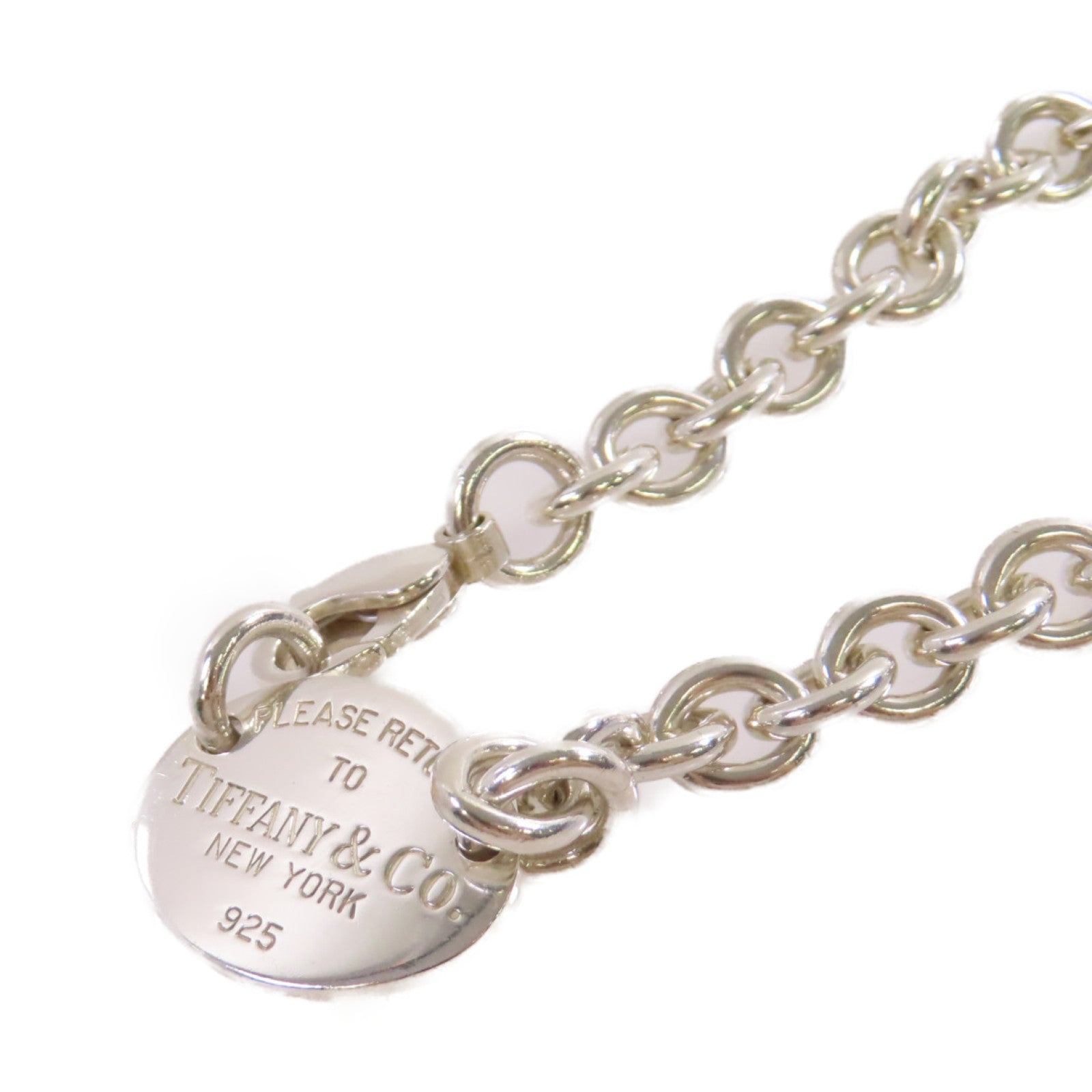 TIFFANY＆CO 925純銀Return to Tiffany Necklace項鍊