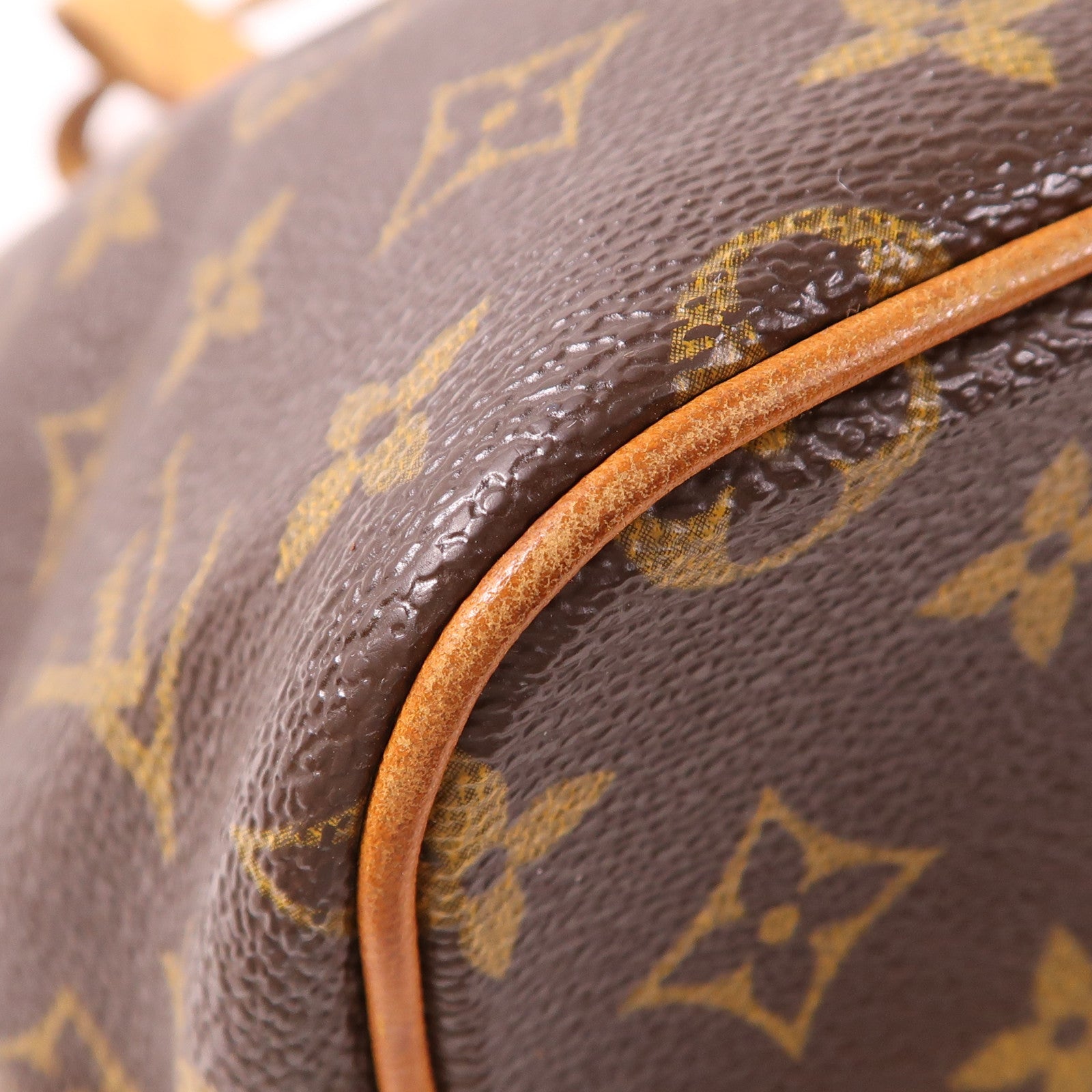 LOUIS VUITTON LV GHW Palermo PM 2 Way Shoulder Bag M40145 Monogram Brown