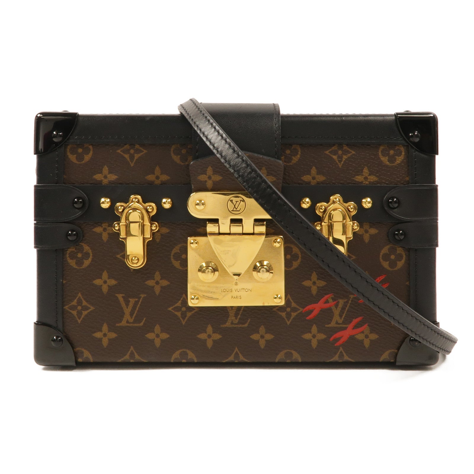 LOUIS VUITTON Monogram Petite Malle肩背袋