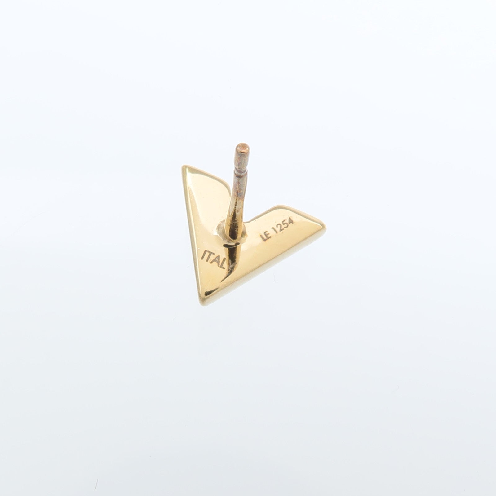 LOUIS VUITTON 金屬Essential V Stud Earrings耳環
