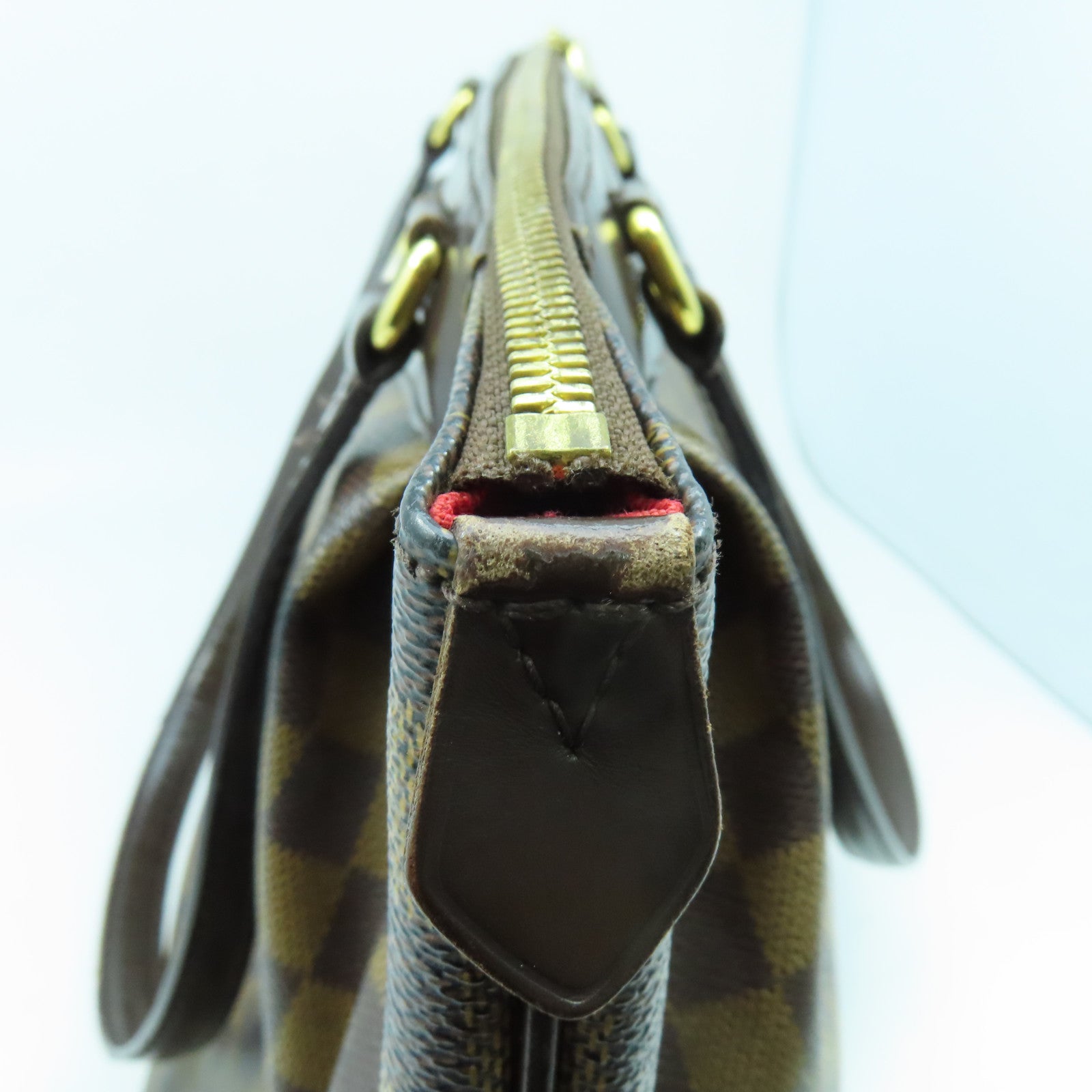 LOUIS VUITTON 【清倉大減價】Damier Ebene Westminster GM金扣肩背袋啡色