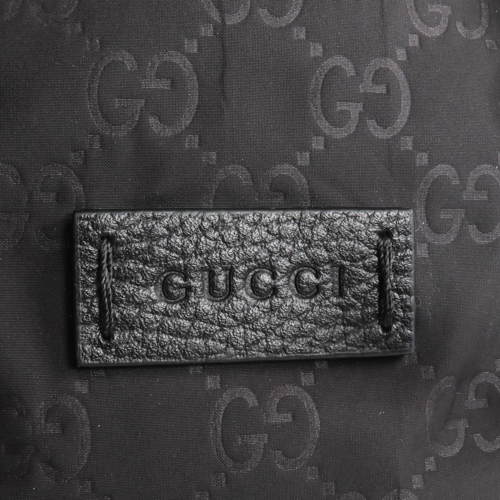 GUCCI 尼龍2 Way Shoulder銀扣手挽肩背兩用袋