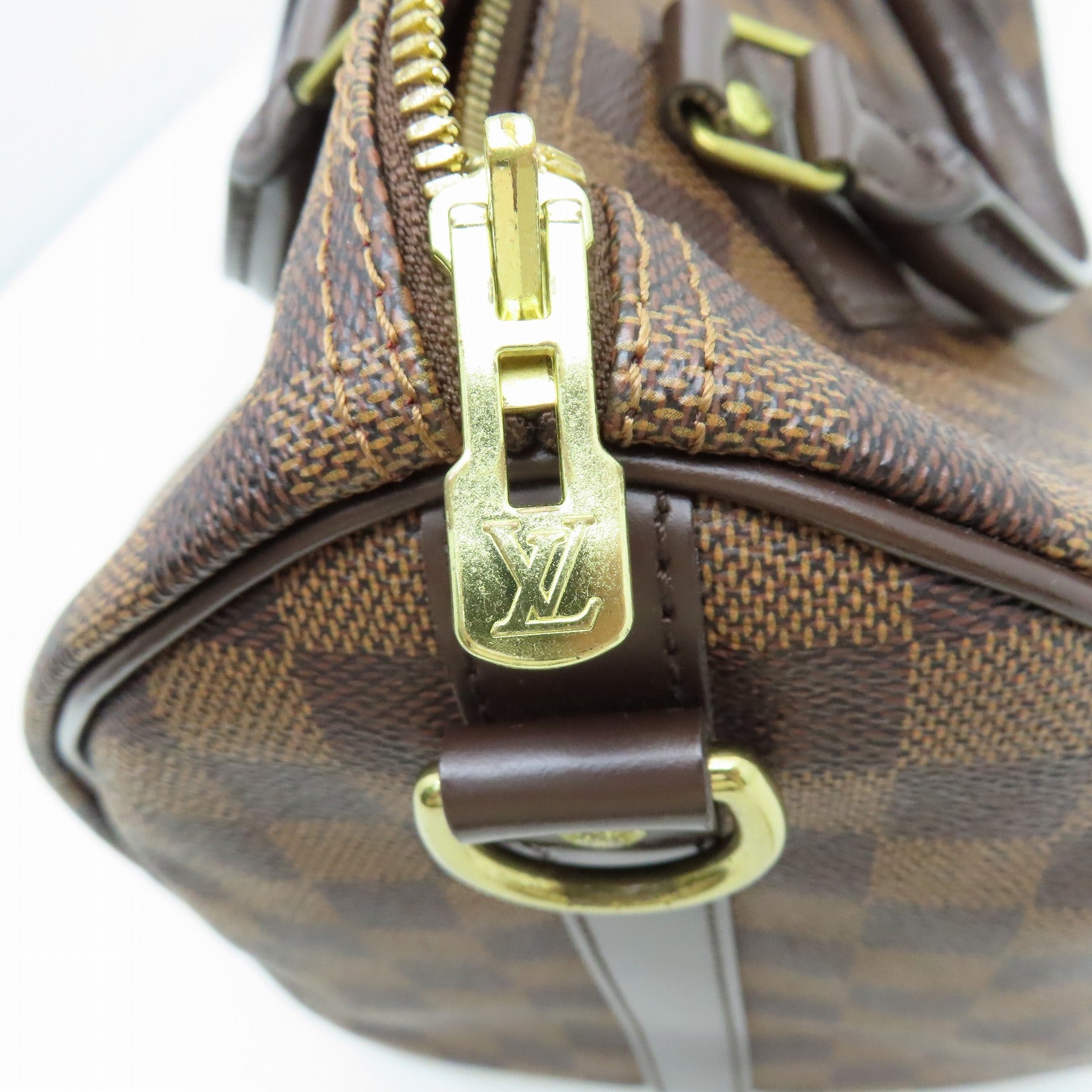 LOUIS VUITTON 【激減優惠】Damier Speedy Bandouliere 30金扣手挽肩背兩用袋啡色