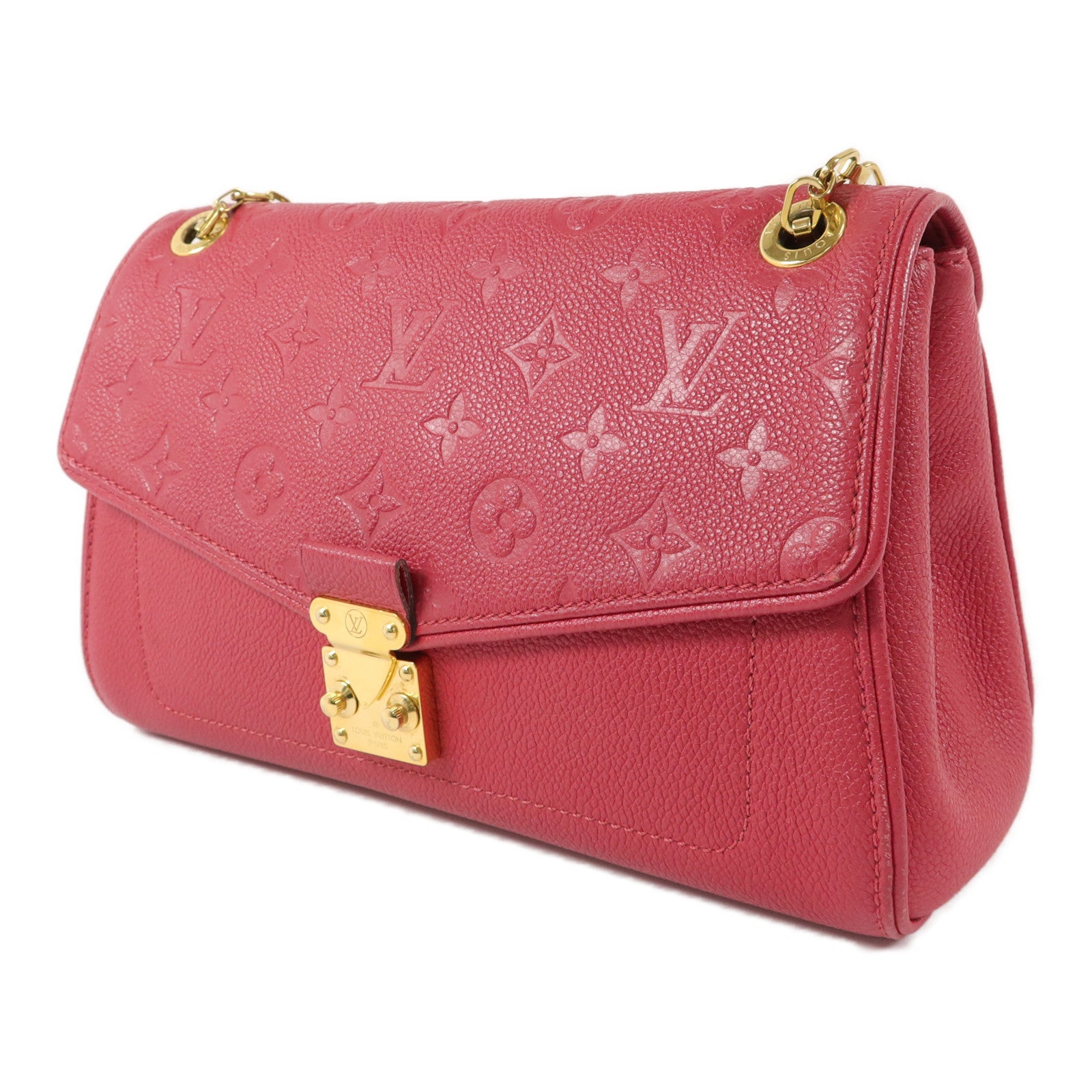 LOUIS VUITTON Monogram Empreinte Saint Germain PM鏈帶肩背袋