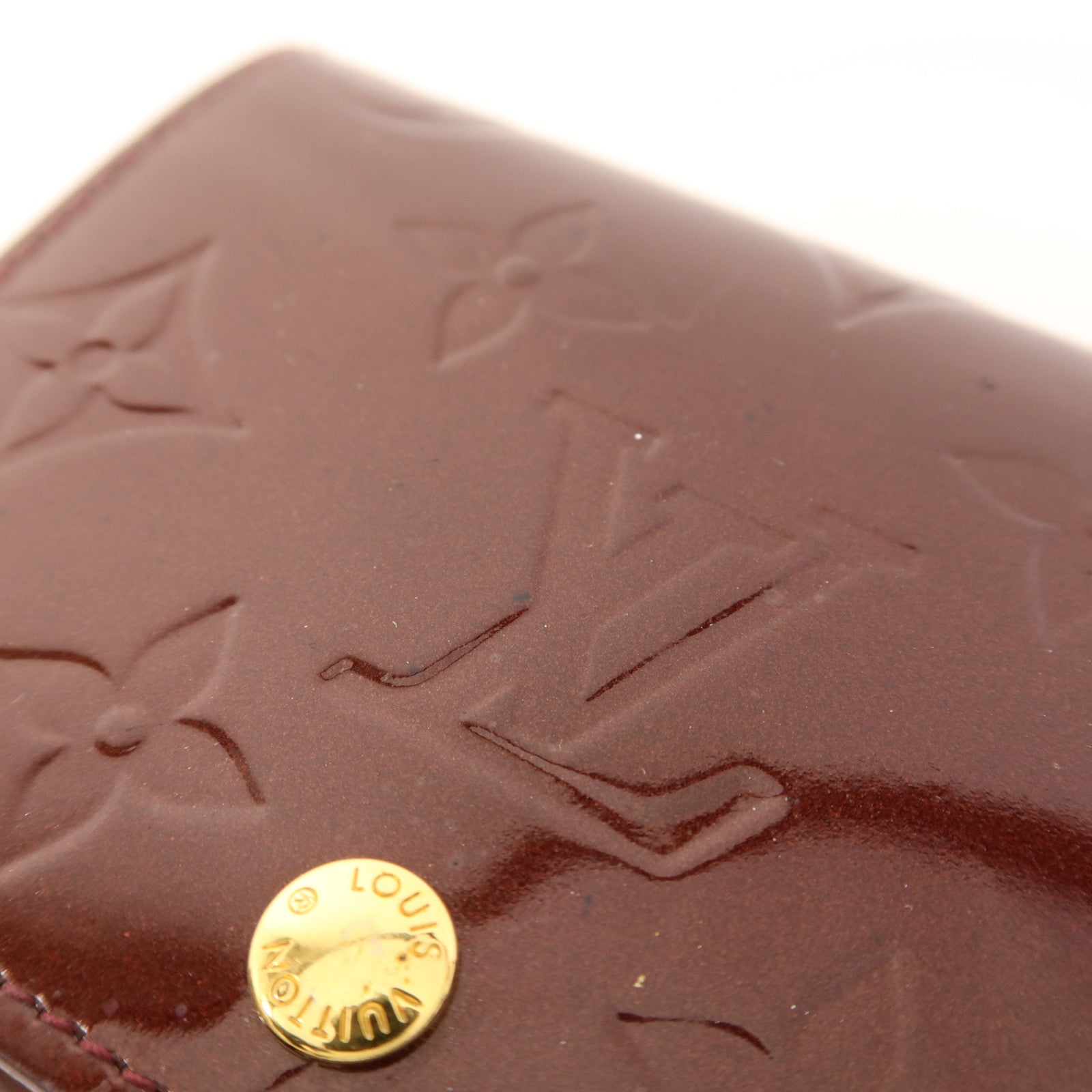 LOUIS VUITTON Vernis Card Case金扣卡片套