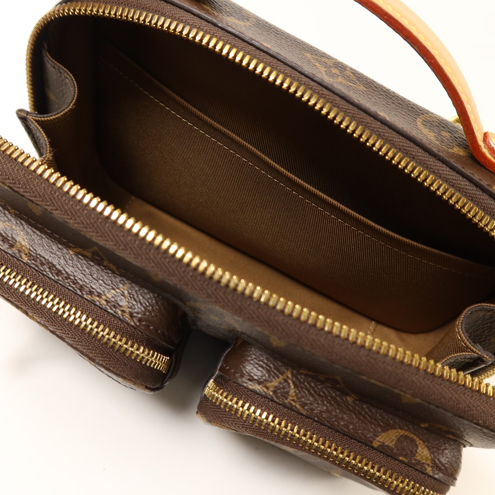 LOUIS VUITTON Monogram Utility金扣手挽肩背兩用袋