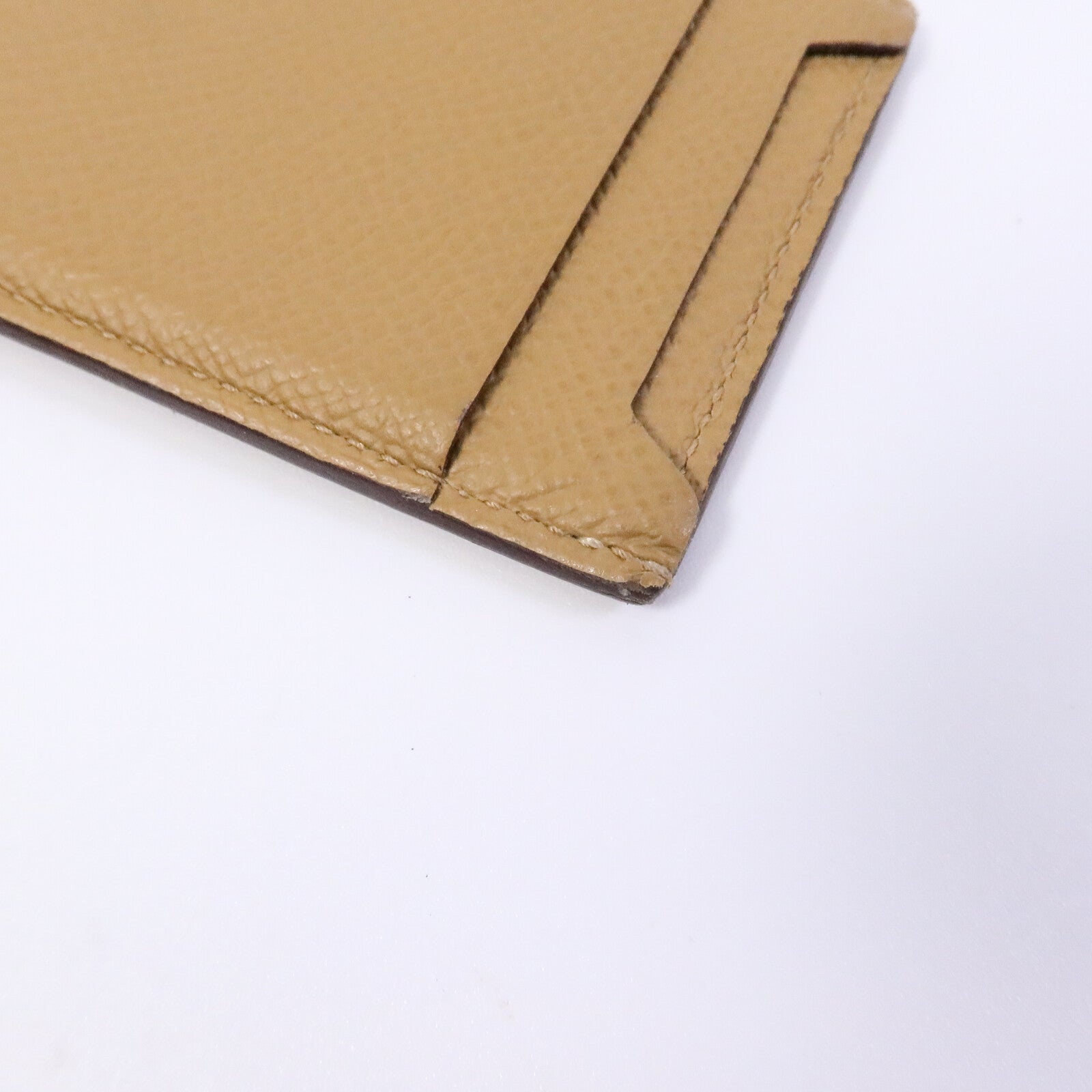 HERMES Epsom皮革City 4CC Card Holder卡片套Biscuit