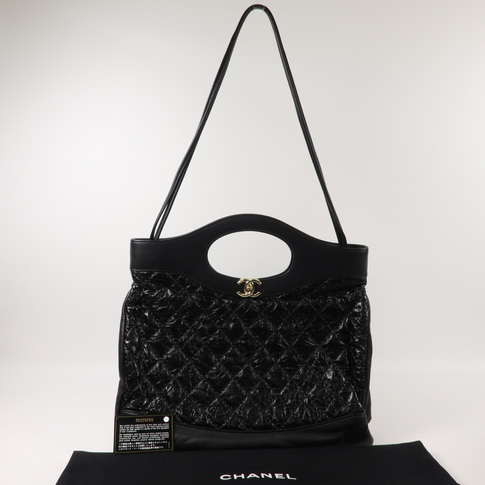 CHANEL 牛皮皮革Chanel 31 Large手挽肩背兩用袋
