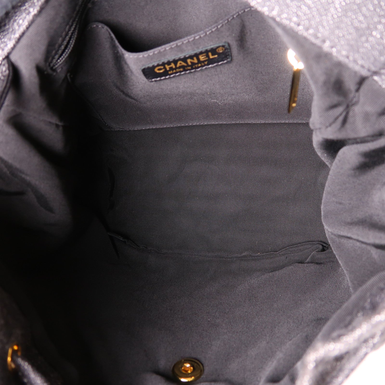 CHANEL 帆布Backpack金扣背包