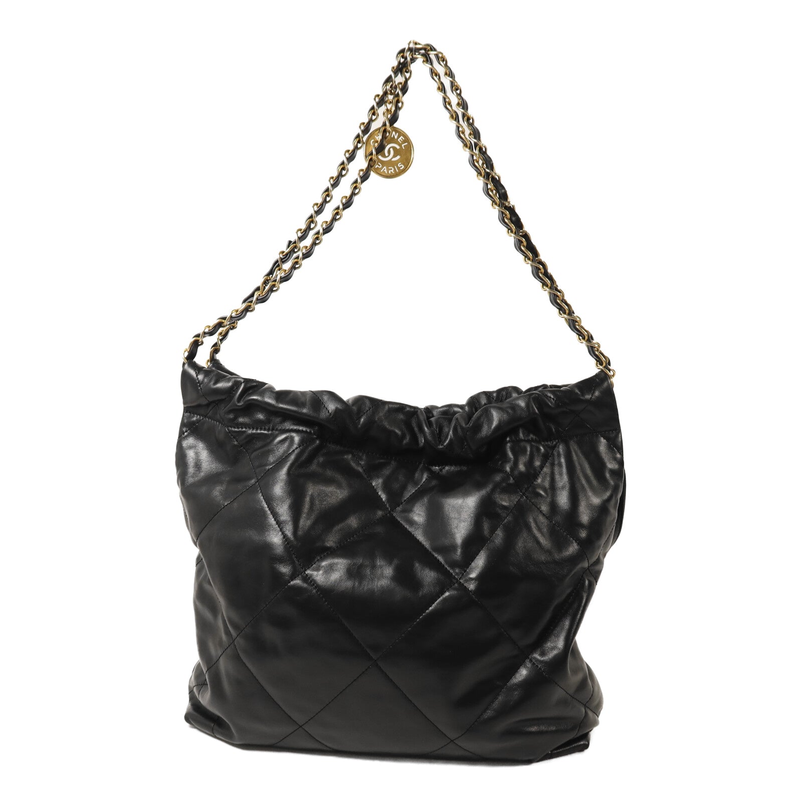 CHANEL 牛皮皮革Chanel 22 Small鏈帶肩背袋