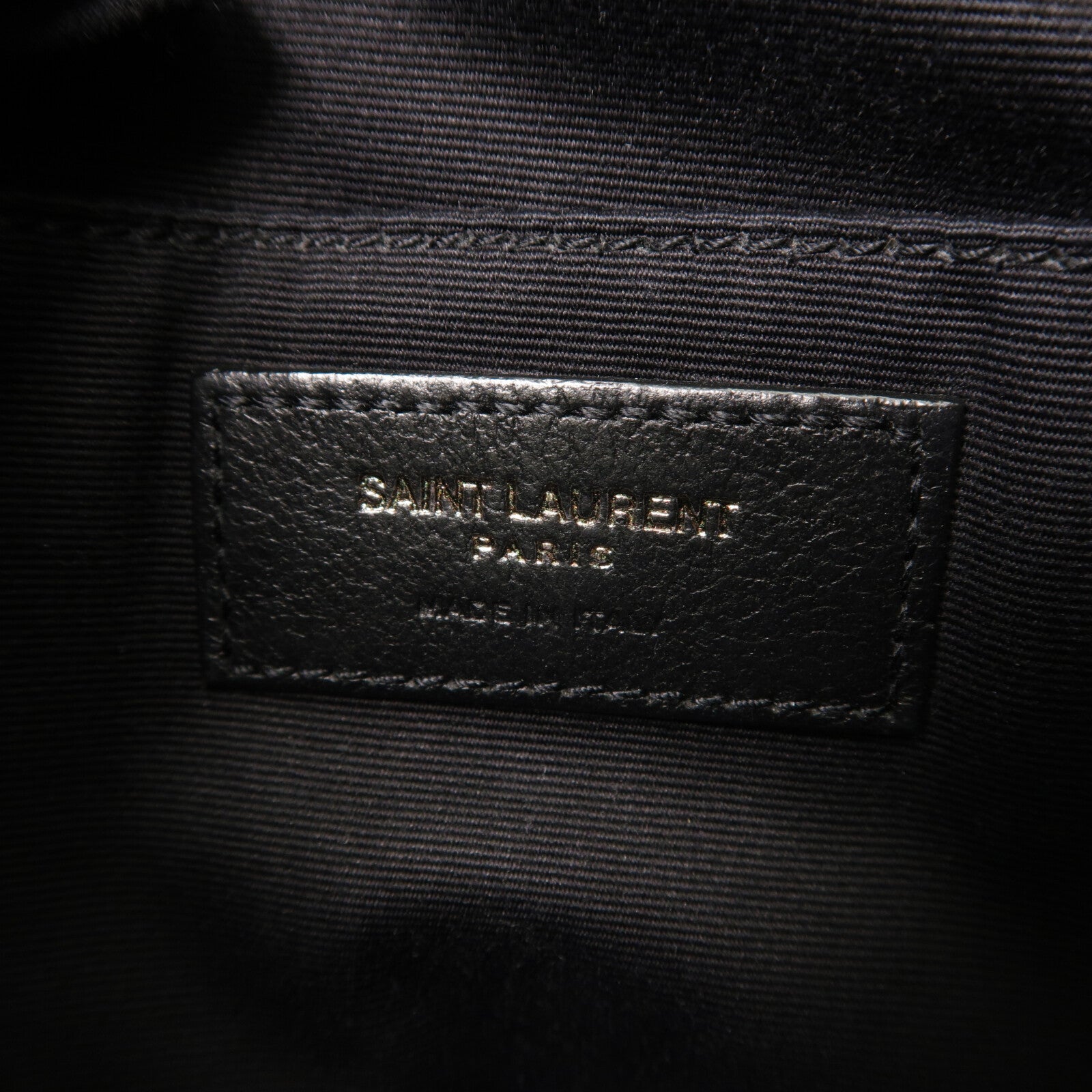 YVES SAINT LAURENT 牛皮皮革Lou Camera Bag肩背袋