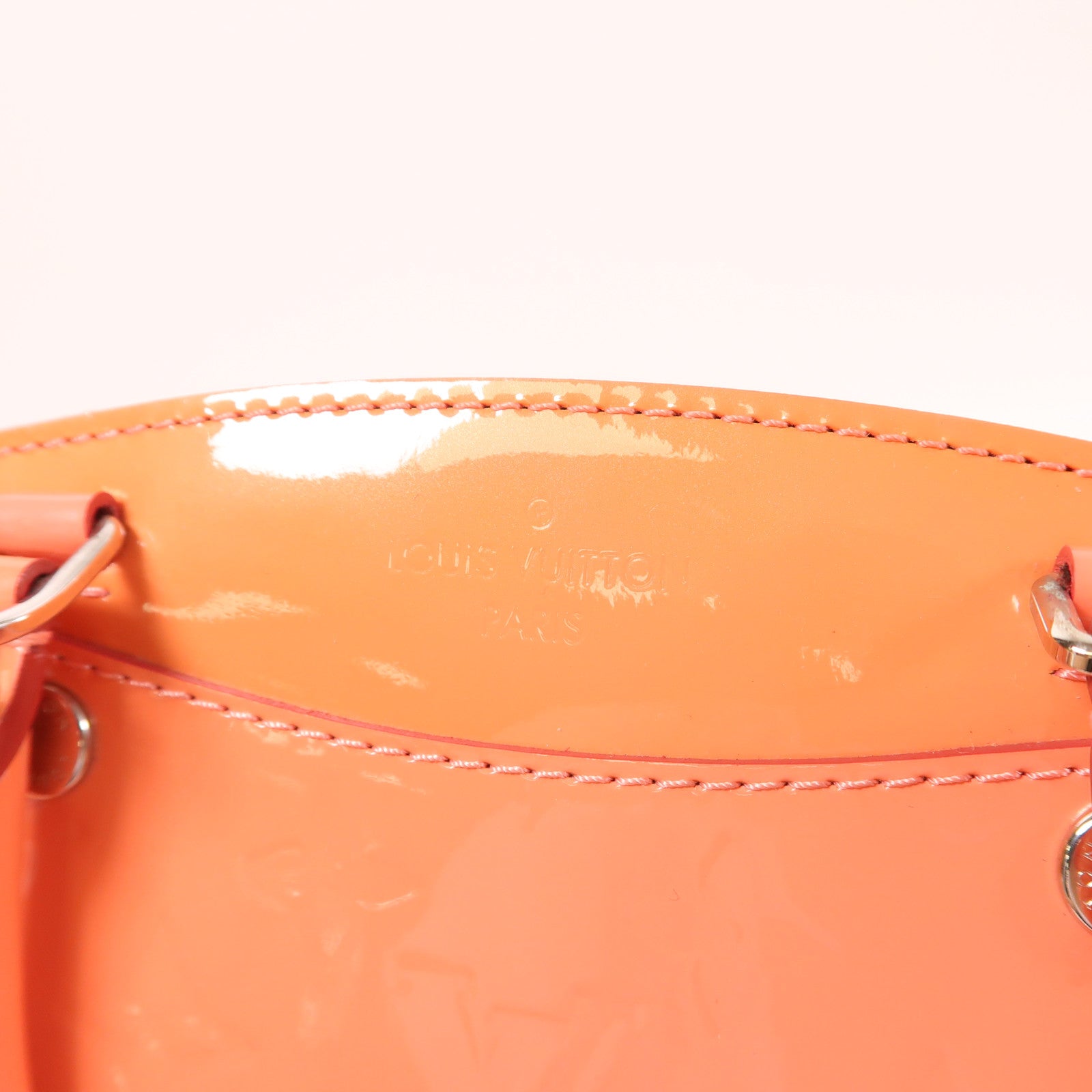 LOUIS VUITTON Monogram Vernis Shoulder Bag銀扣手挽肩背兩用袋