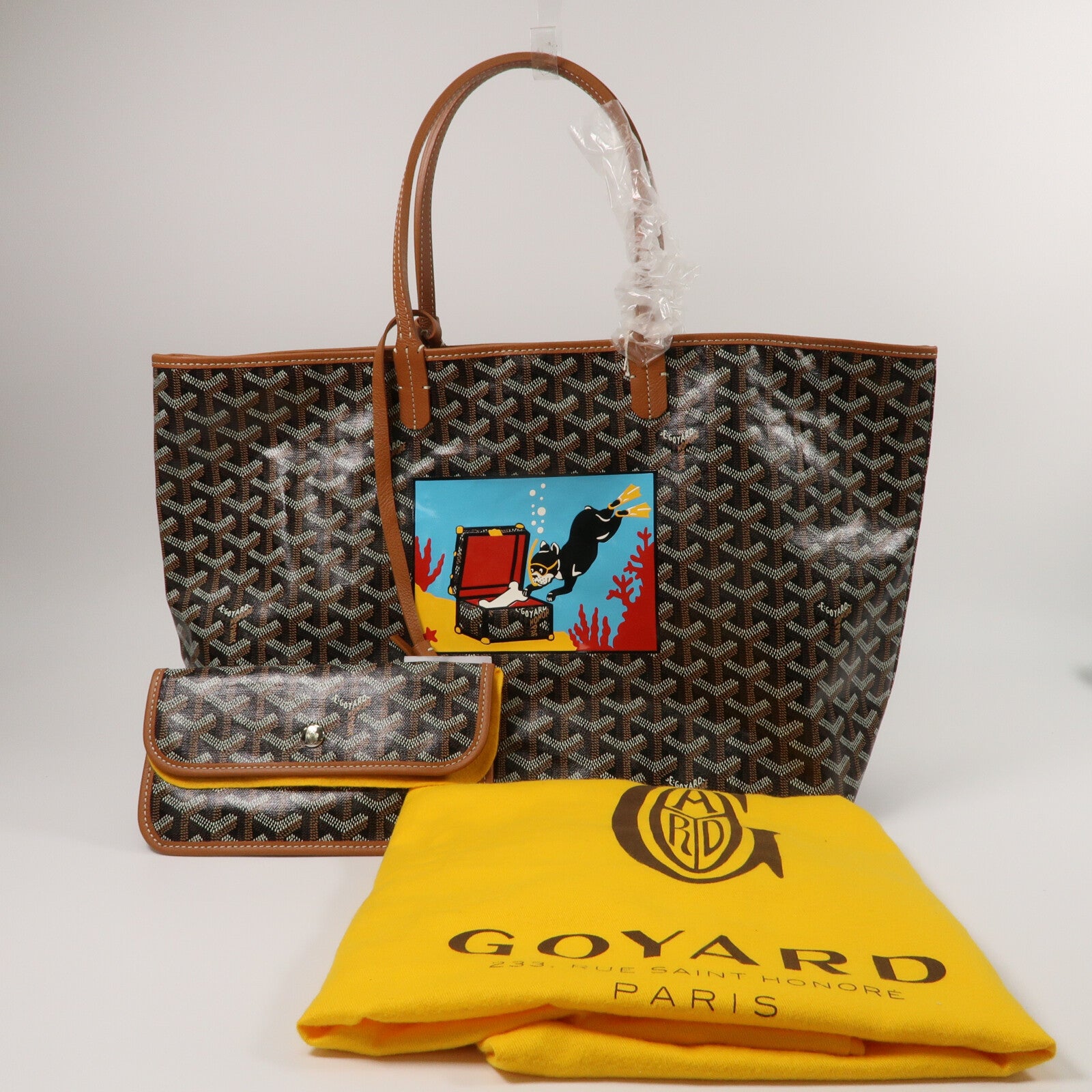 GOYARD 塗層帆布Saint Louis PM手挽袋