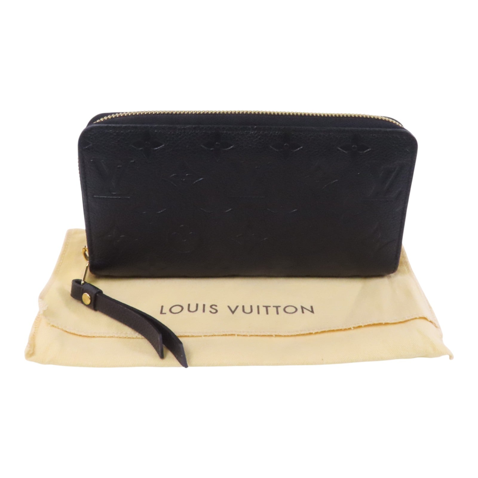 LOUIS VUITTON Monogram Empreinte Zippy Long Wallet金扣拉鏈長錢包