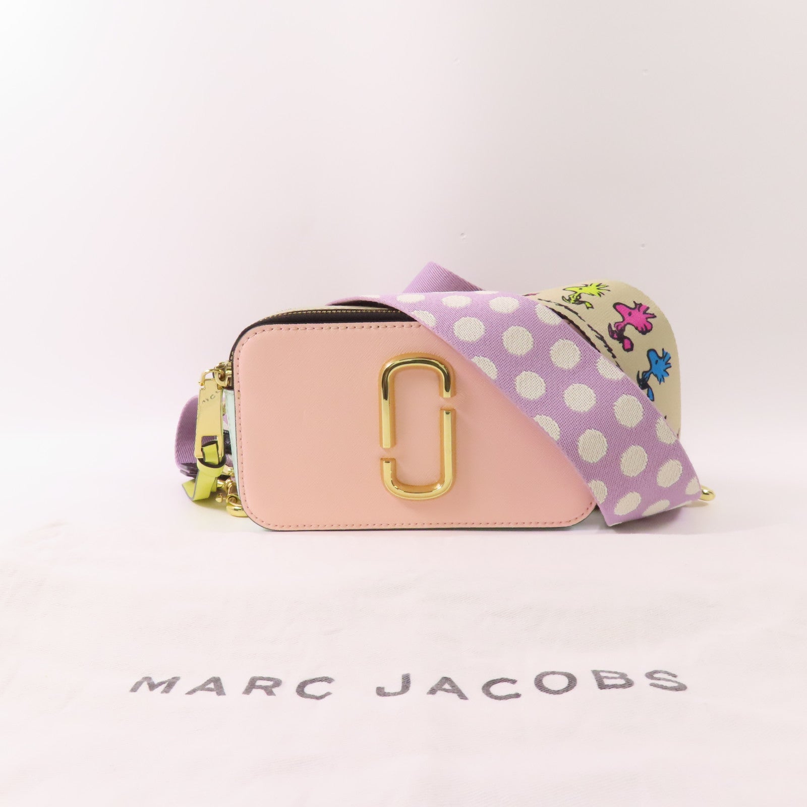 MARC JACOBS 牛皮皮革Snapshot金扣肩背袋