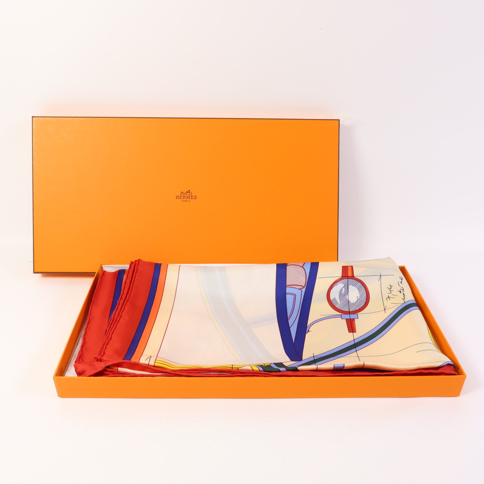 HERMES 絲質Scarf 140X140絲巾