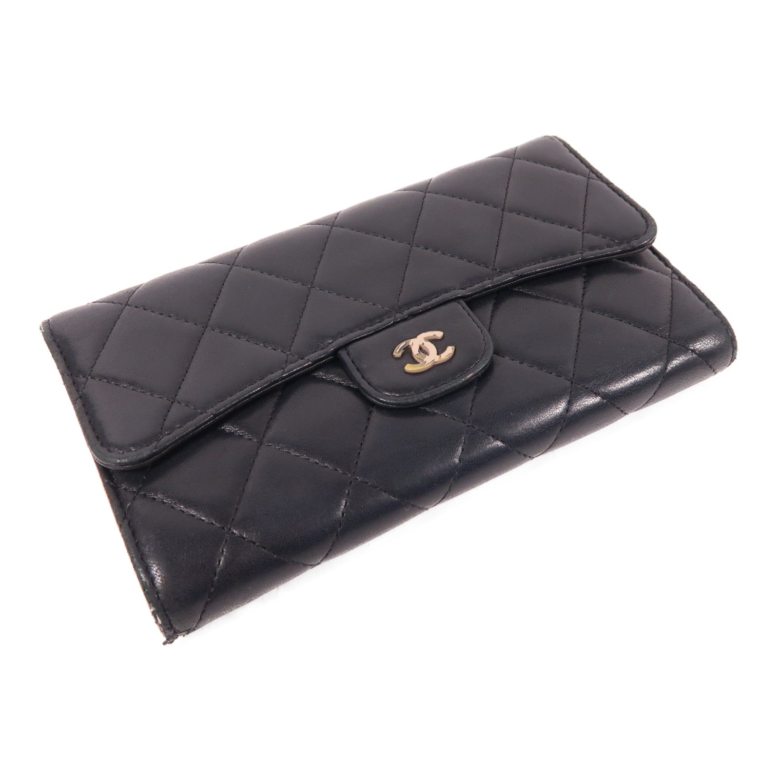 CHANEL 羊皮皮革Long Wallet長錢包