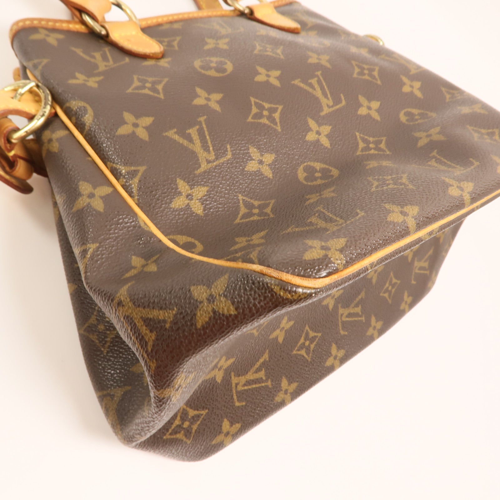 LOUIS VUITTON Monogram Batignolles金扣手挽袋
