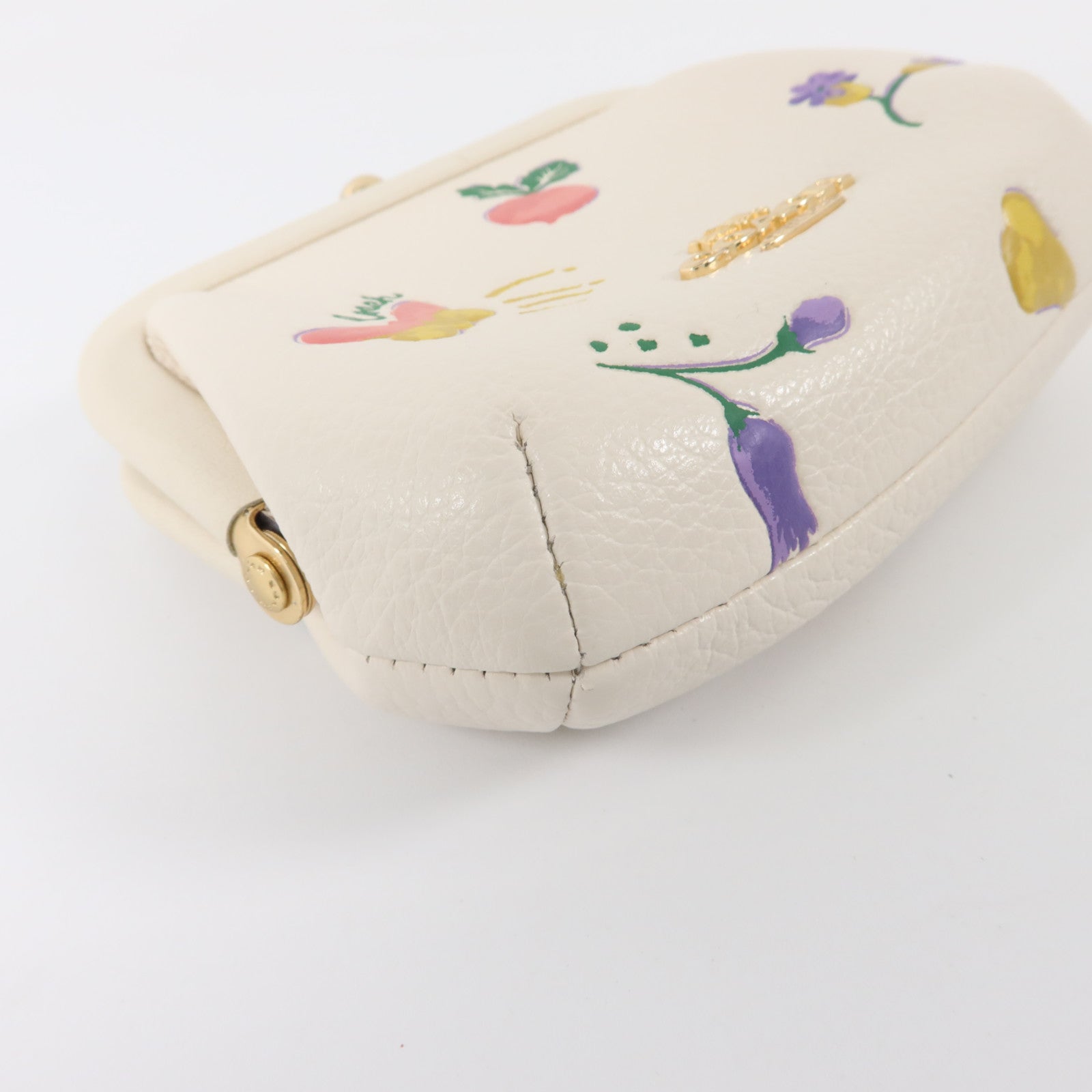 COACH 皮革Nora Kisslock Coin Purse零錢包