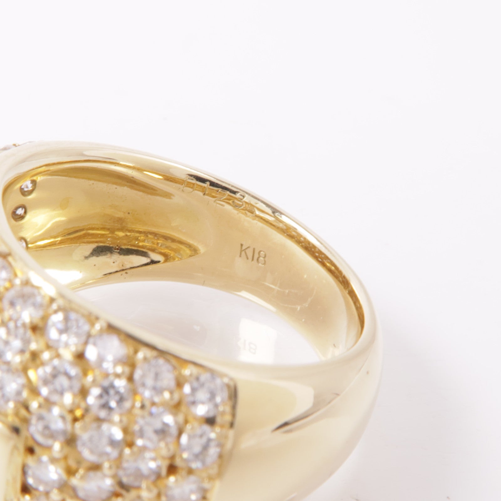 JEWELRY Diamond Ring 18K Yellow Gold US#6.25
