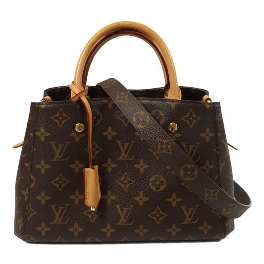 LOUIS VUITTON Monogram Montaigne BB手挽肩背兩用袋