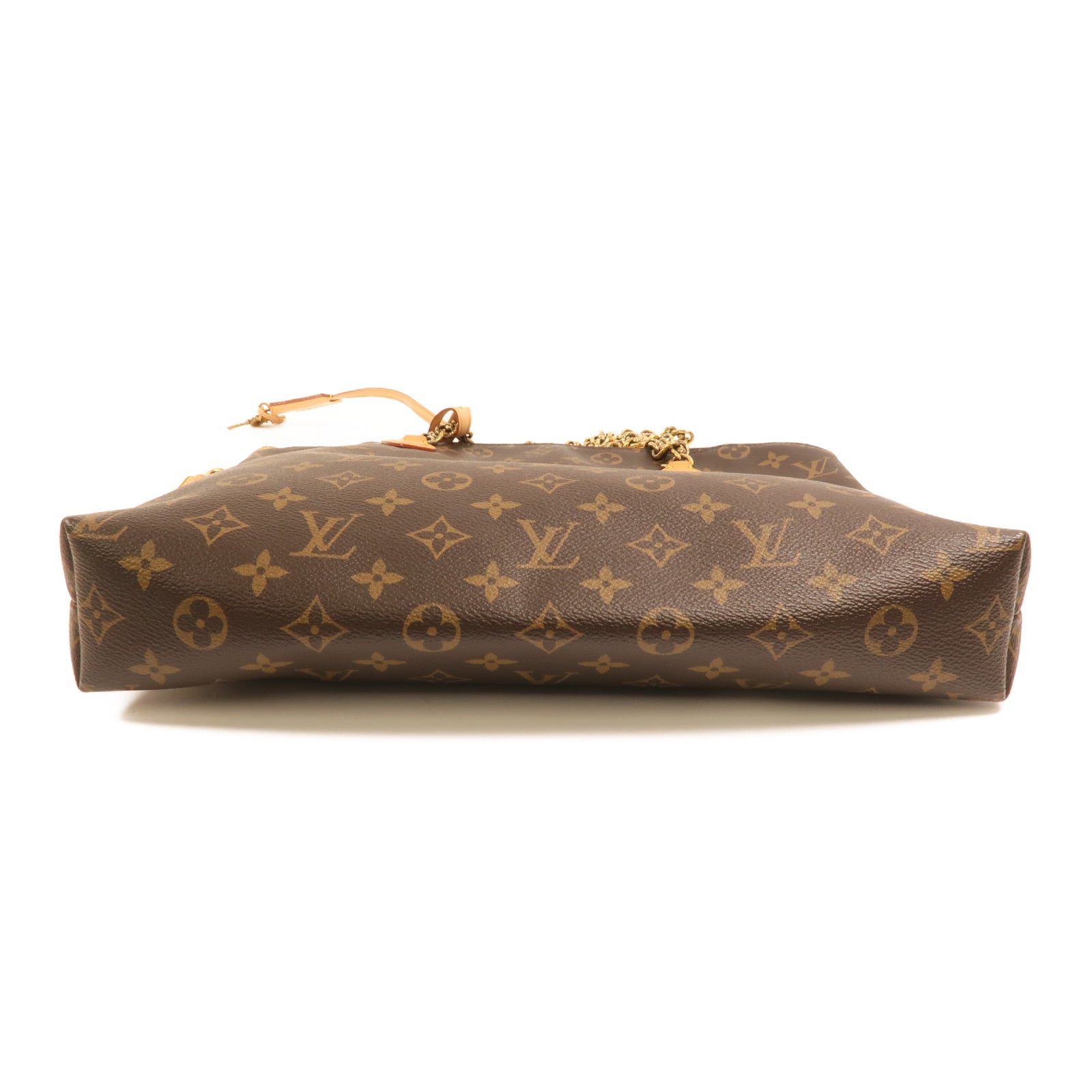 LOUIS VUITTON Monogram Lockit Chain金扣鏈帶手挽袋
