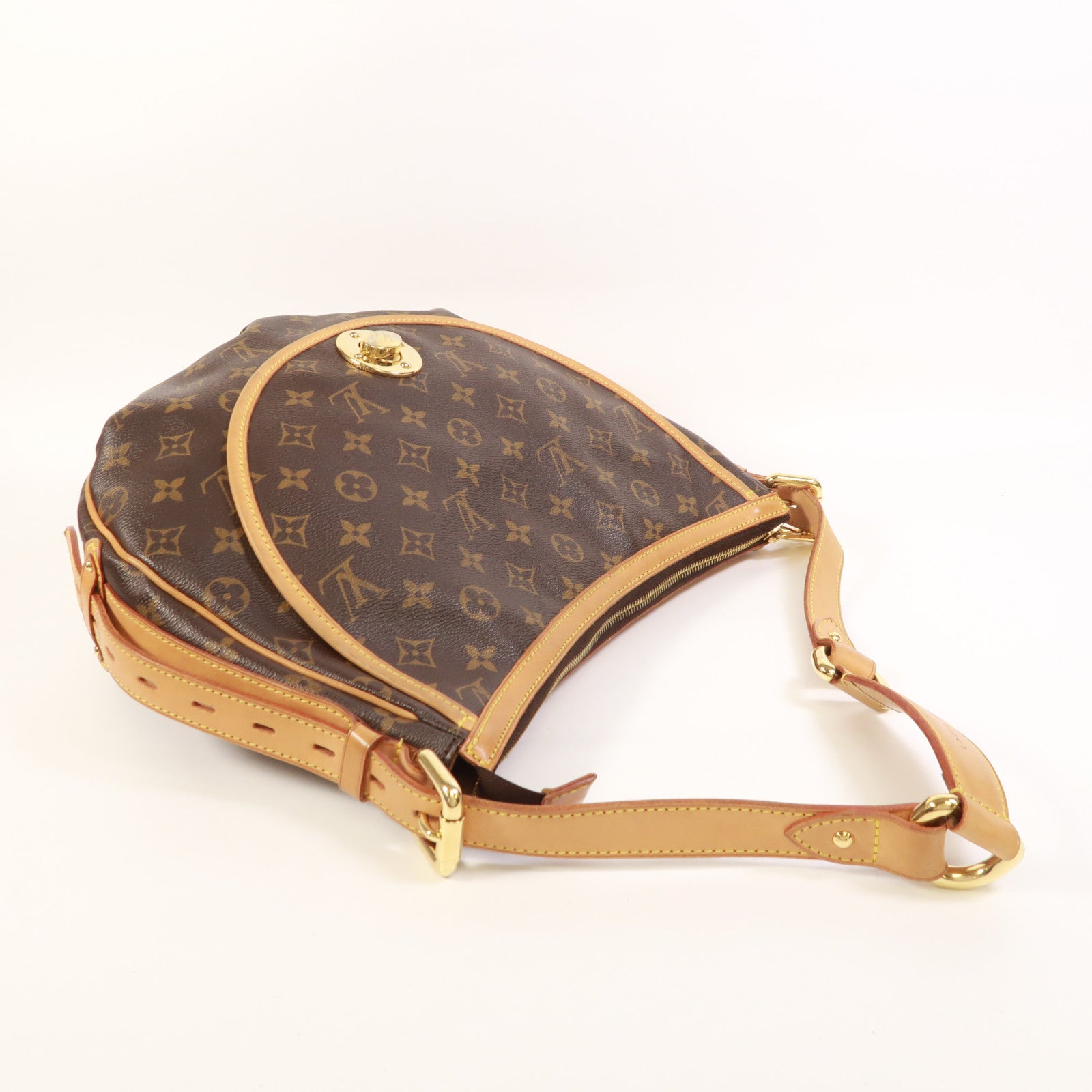 LOUIS VUITTON Monogram Tulum GM金扣肩背袋