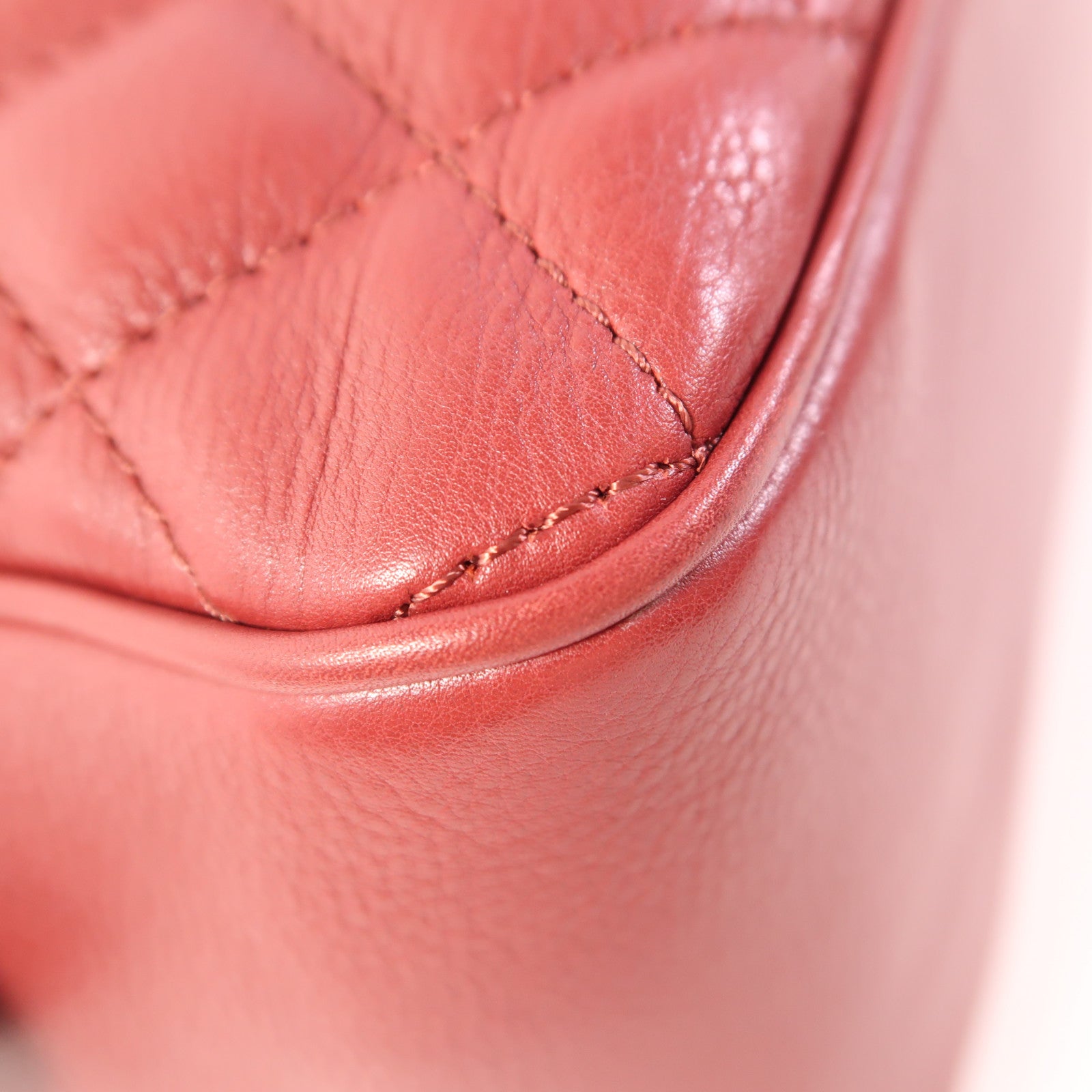 CHANEL 羊皮皮革Shoulder Bag金扣手挽肩背兩用袋