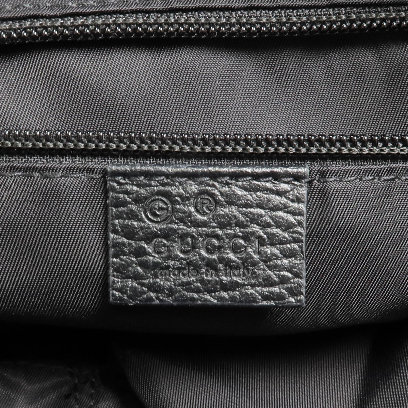 GUCCI 尼龍2 Way Shoulder銀扣手挽肩背兩用袋