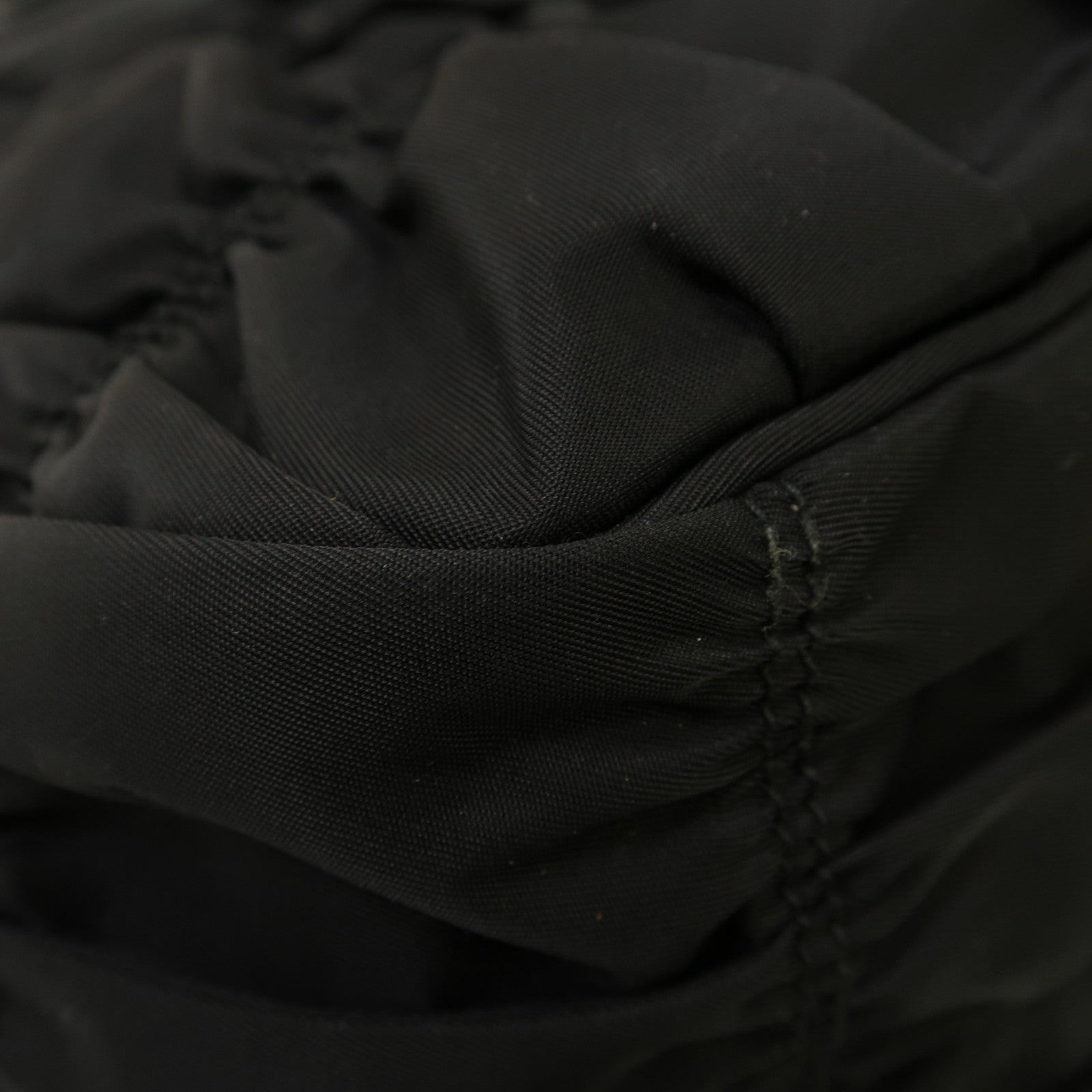 PRADA 尼龍/牛皮皮革2 Way Shoulder金扣手挽肩背兩用袋黑色