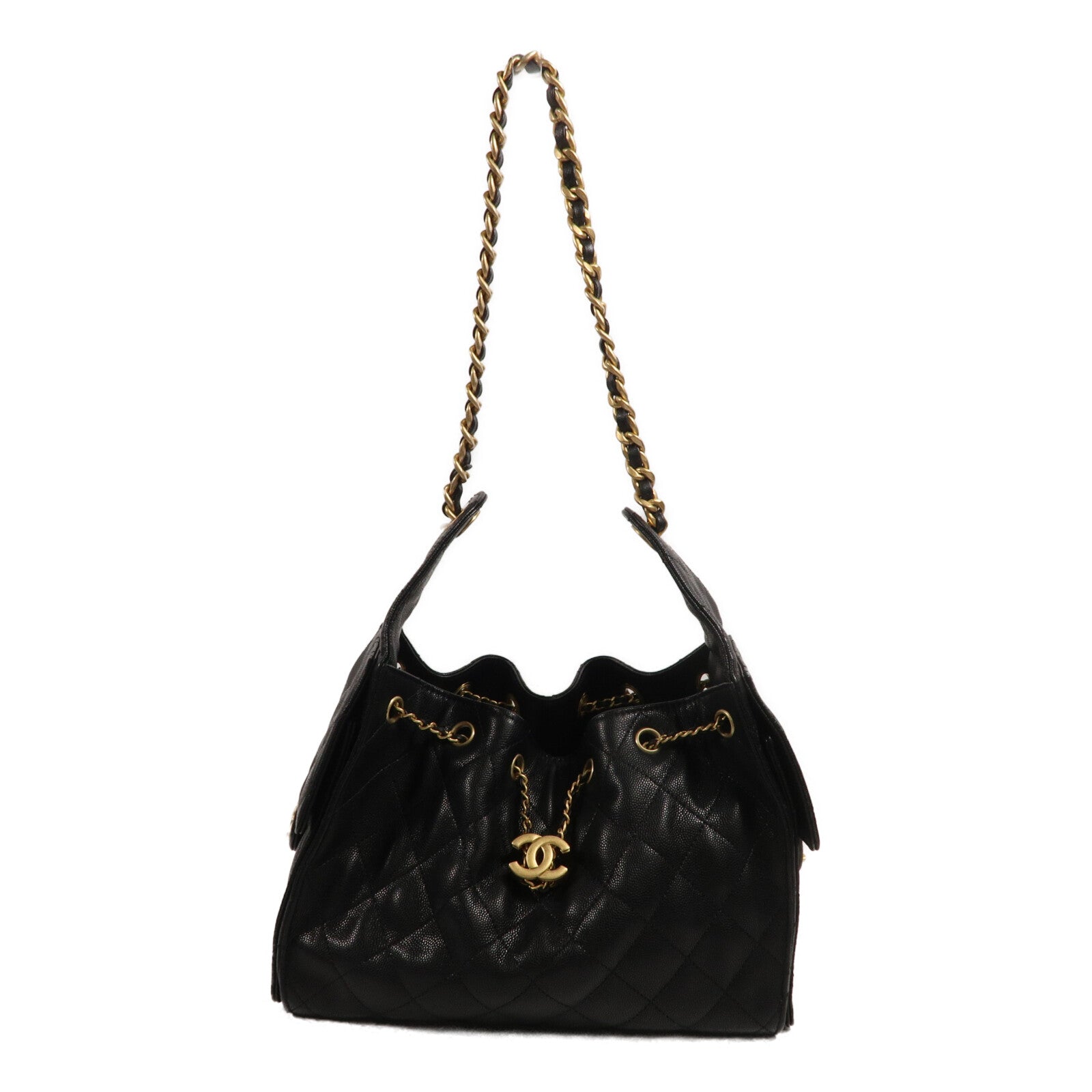 CHANEL 牛皮皮革Chanel 25 Small鏈帶肩背袋