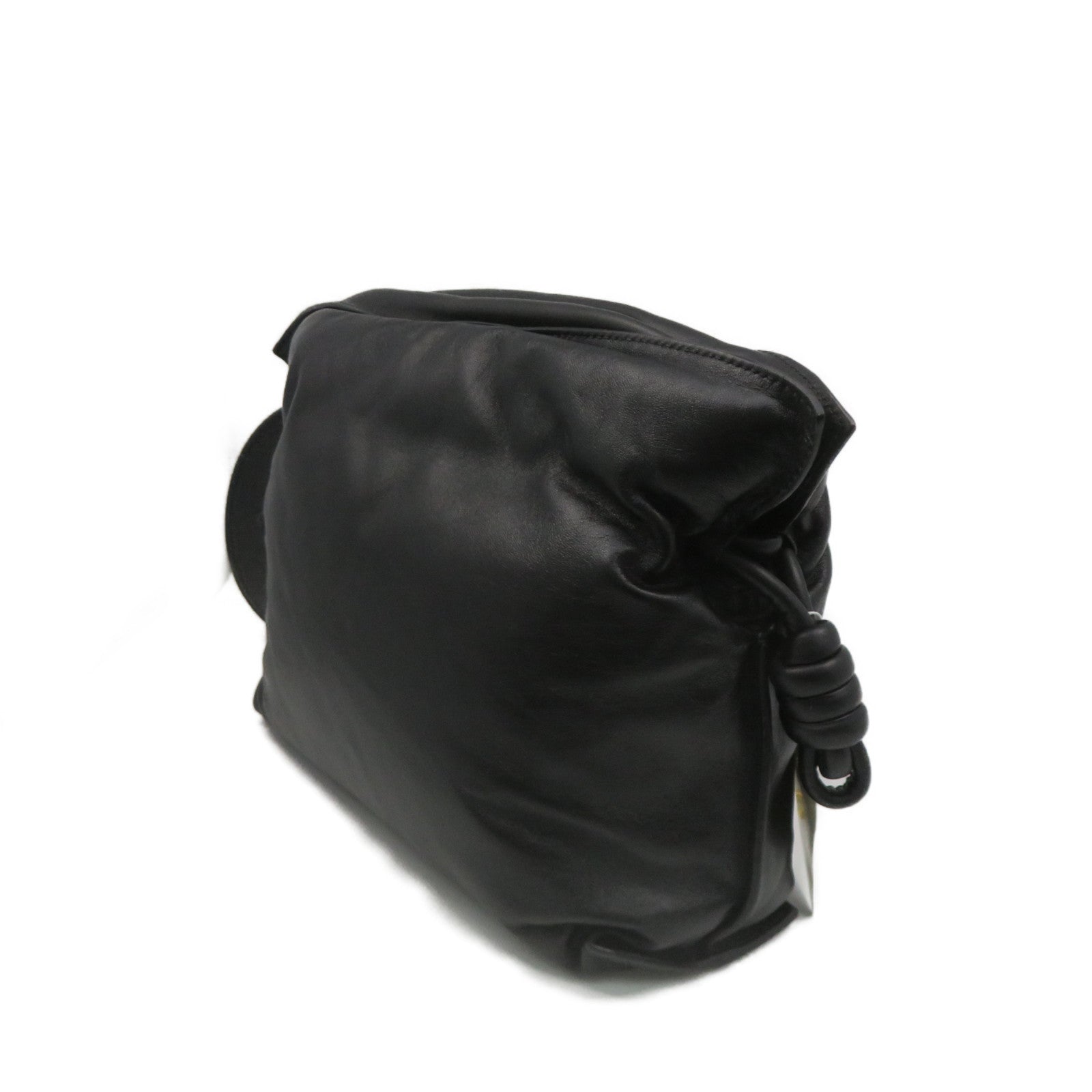 LOEWE Sheepskin Flamenco 2Way Shoulder Bag Clutch / Shoulder Bag Black