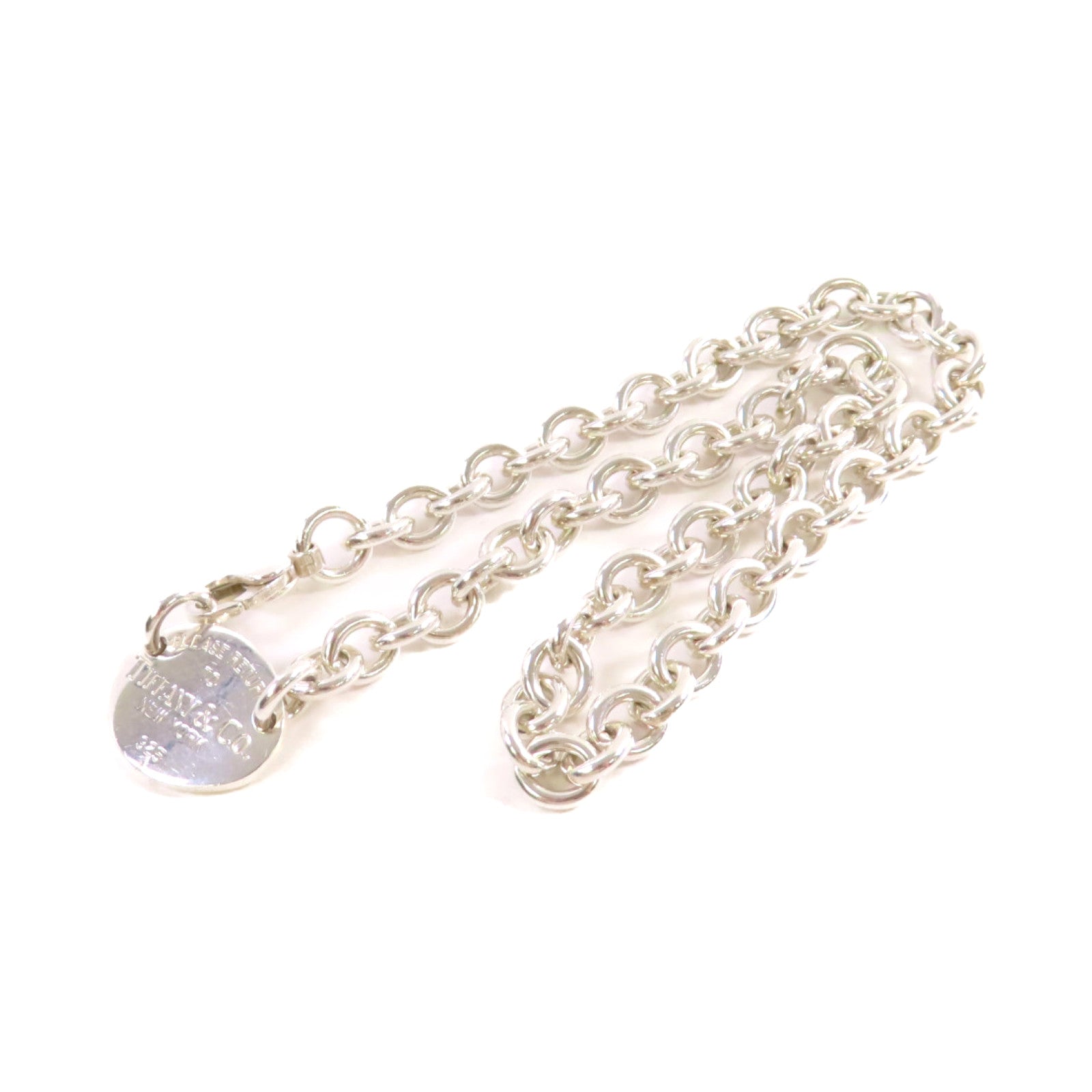 TIFFANY＆CO 925純銀Return to Tiffany Necklace項鍊