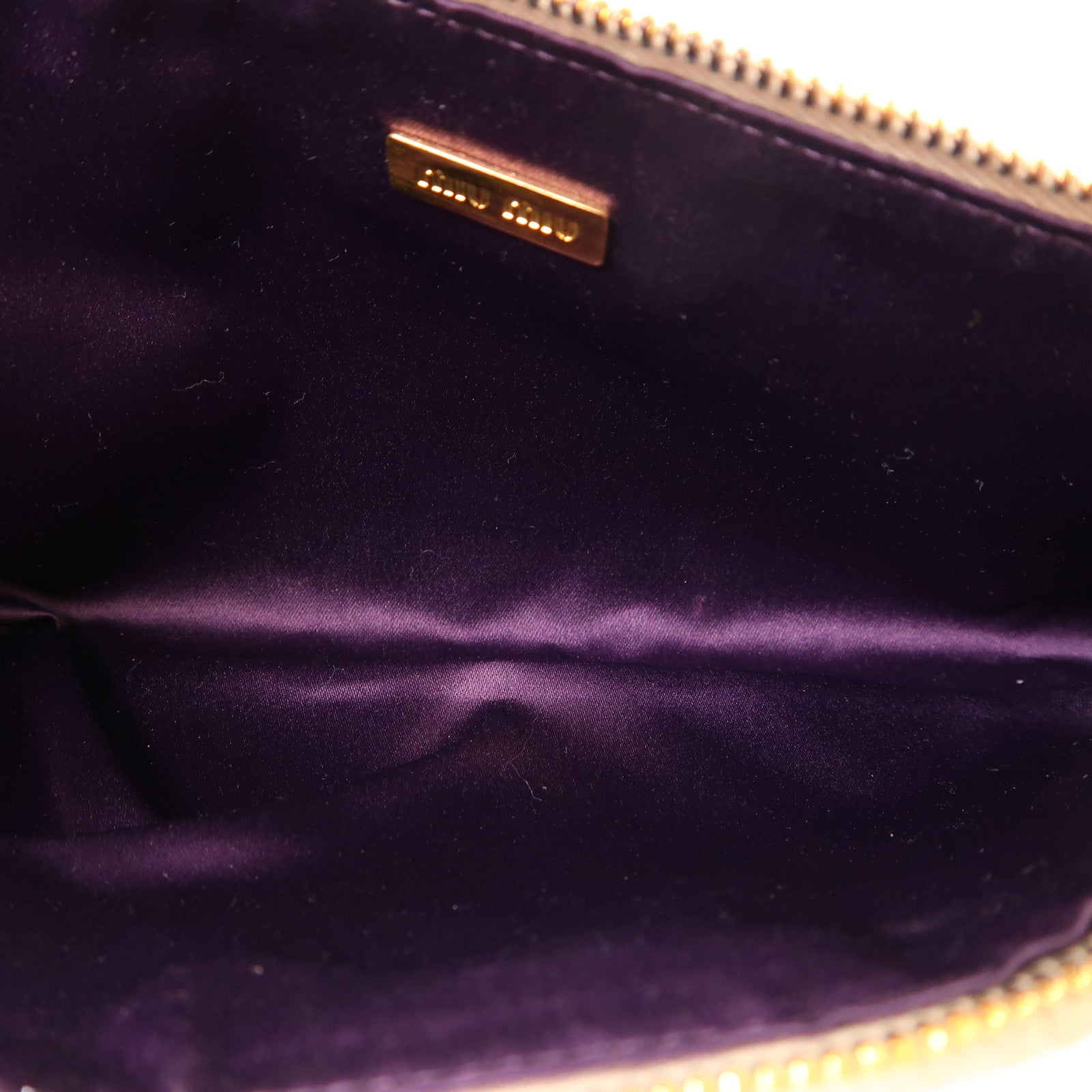 Miu Miu 牛皮皮革Hand Bag金扣手拿包