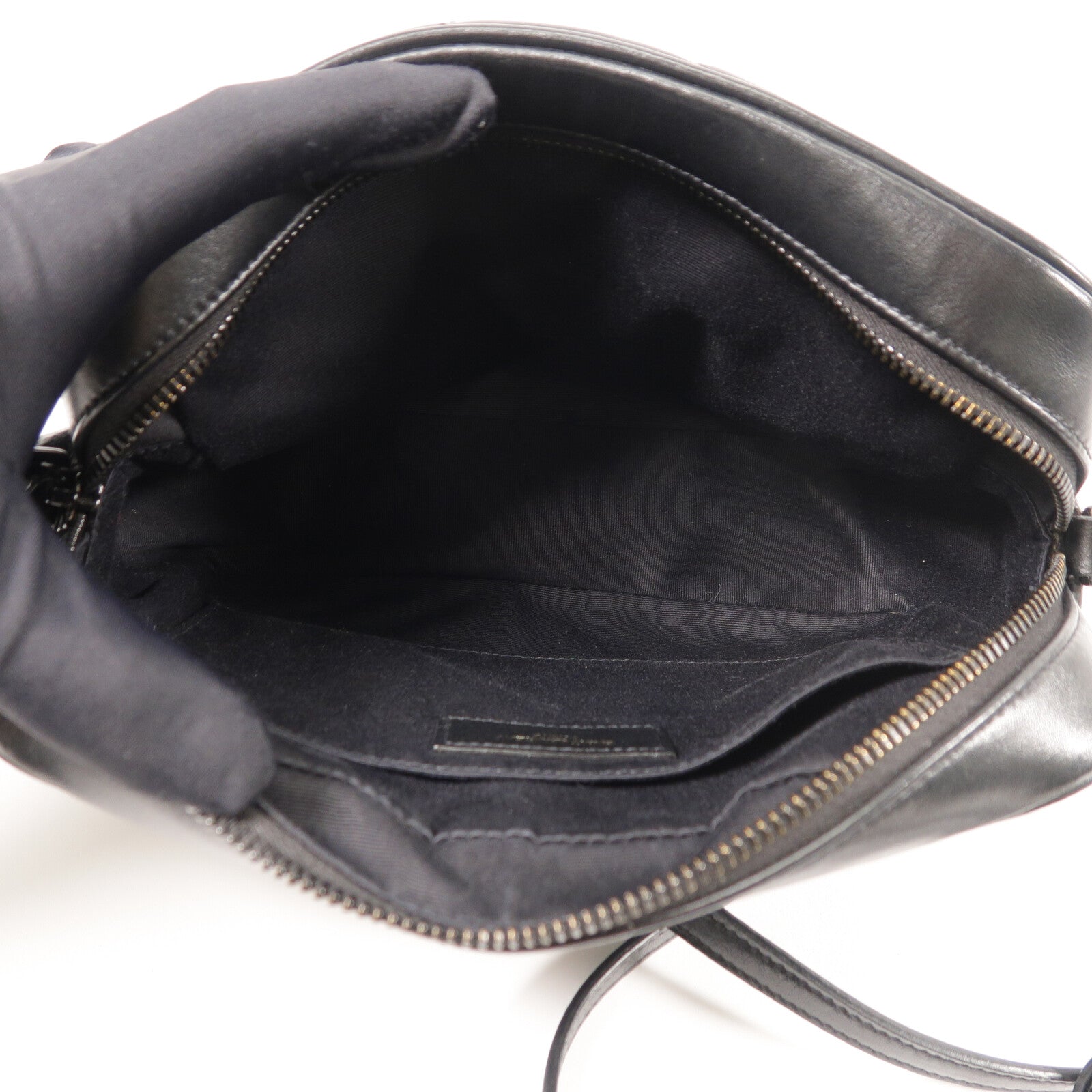 YVES SAINT LAURENT 牛皮皮革Lou Camera Bag肩背袋