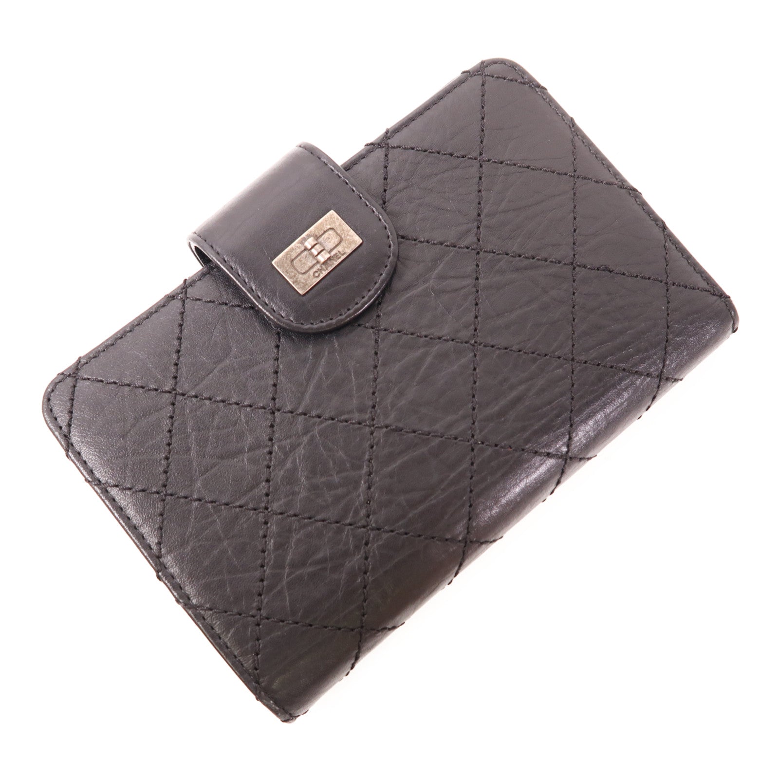 CHANEL 【激減優惠】牛皮皮革2.55 Wallet錢包