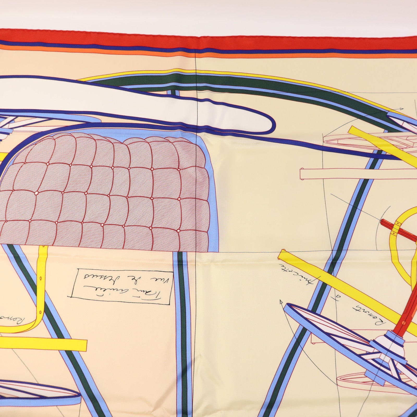 HERMES 絲質Scarf 140X140絲巾