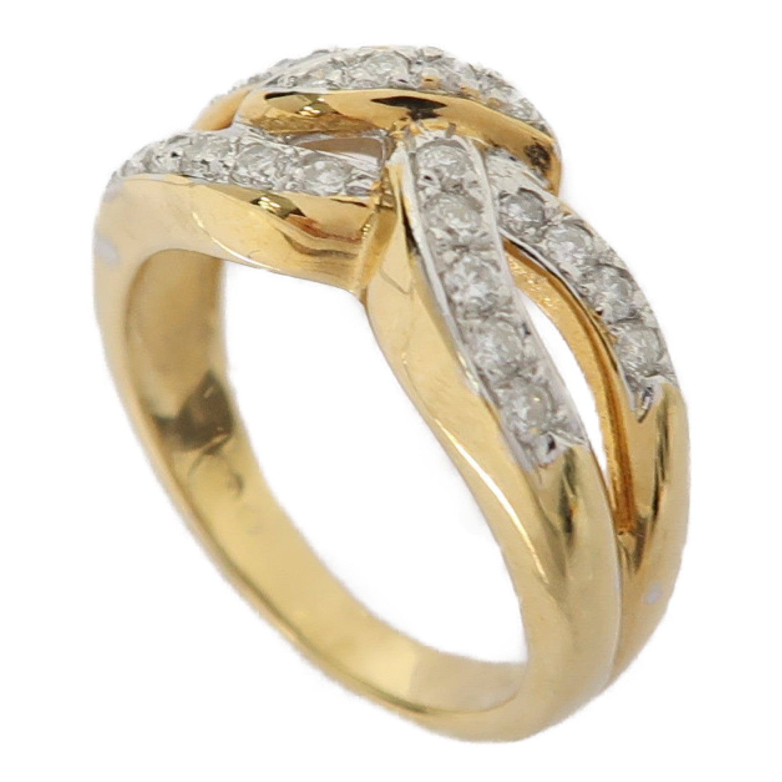 JEWELRY 【激減優惠】14K黃金Diamond Ring戒指US#3.5