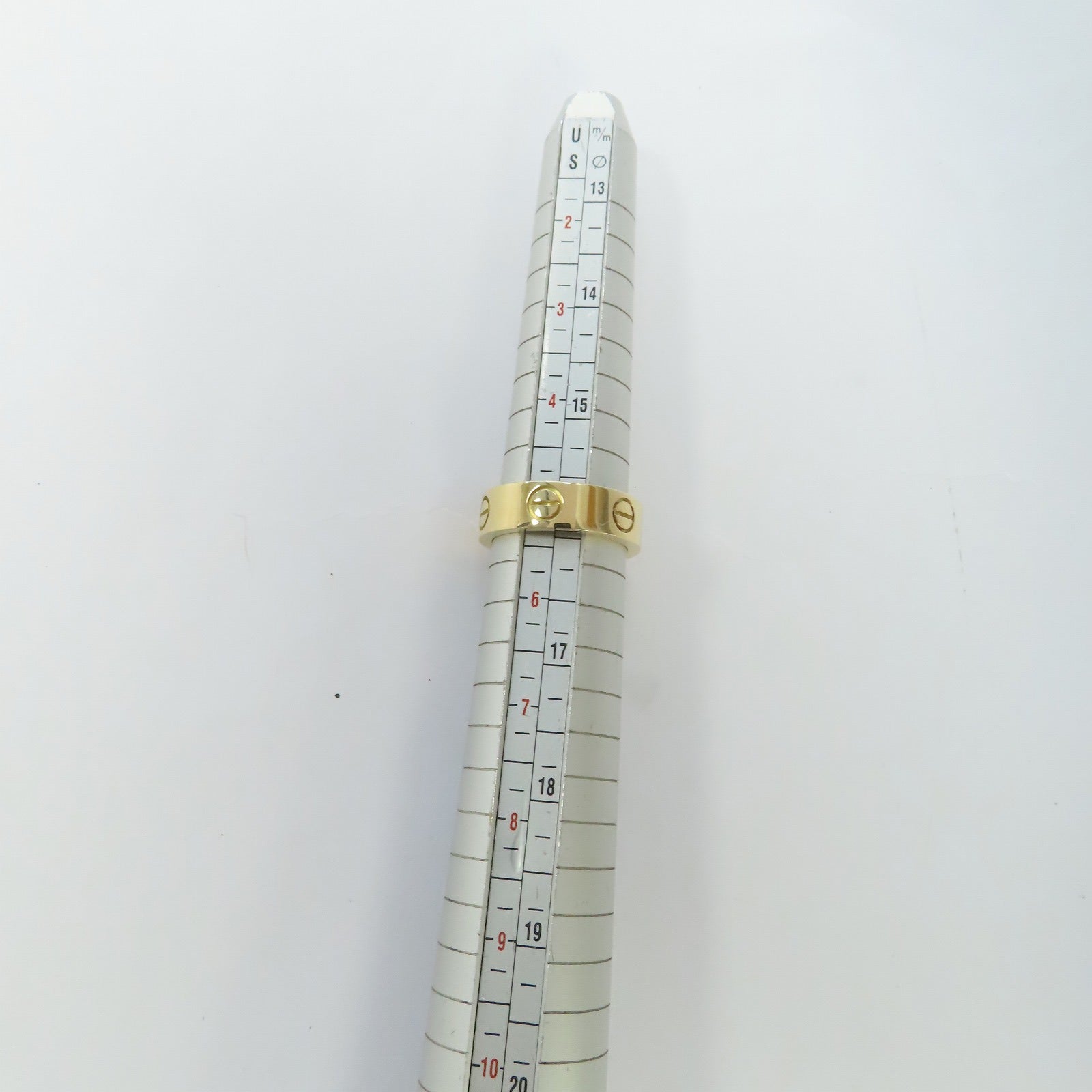 CARTIER 18K黃金Love Ring戒指Cartier#50/JP#9.5/US#5.25