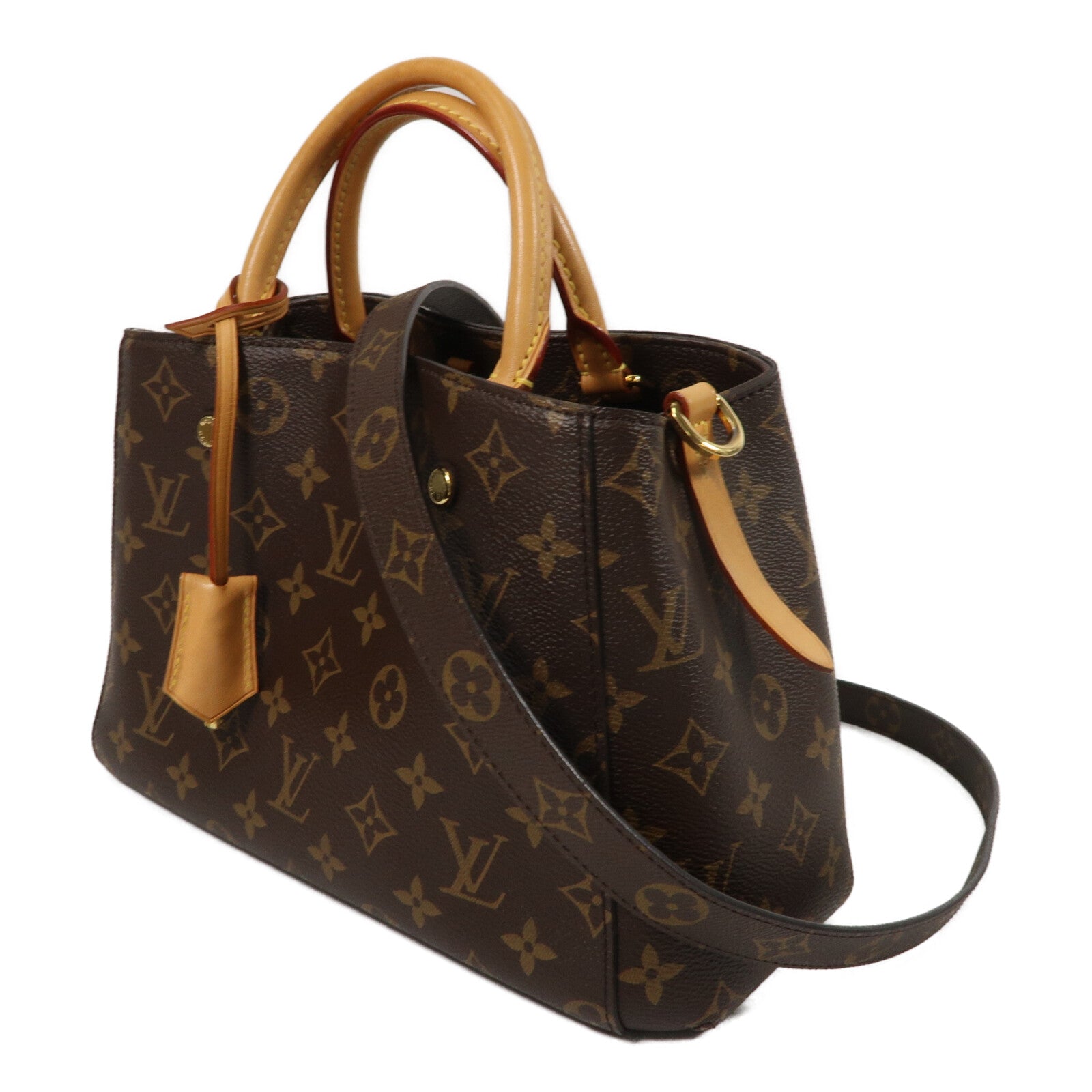 LOUIS VUITTON Monogram Montaigne BB手挽肩背兩用袋