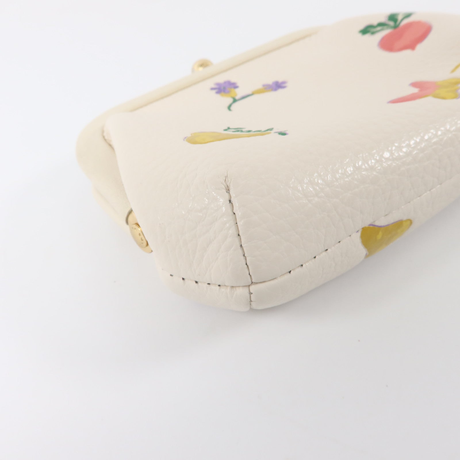 COACH 皮革Nora Kisslock Coin Purse零錢包