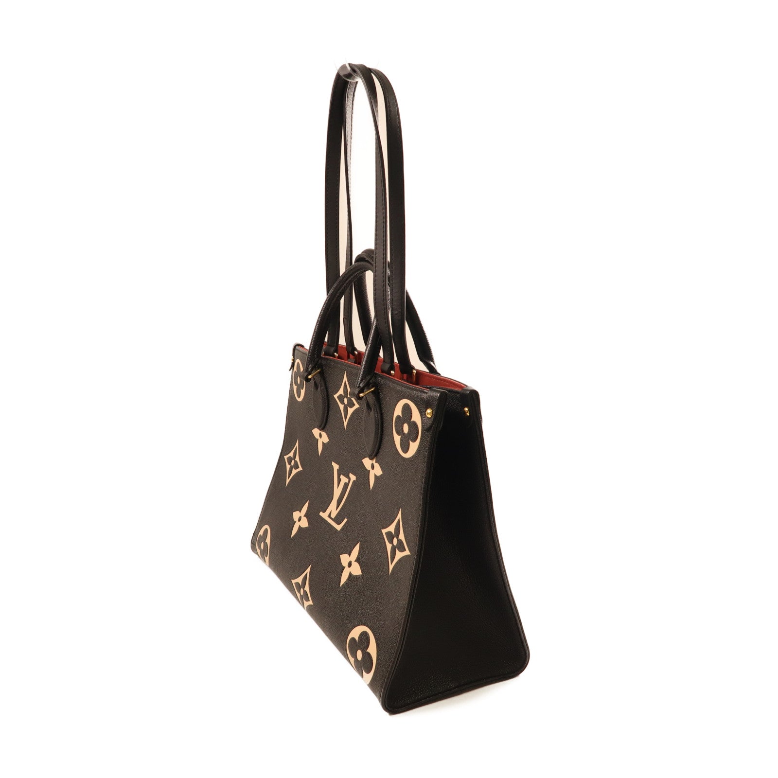 LOUIS VUITTON Monogram Empreinte OnTheGo MM金扣手挽肩背兩用袋